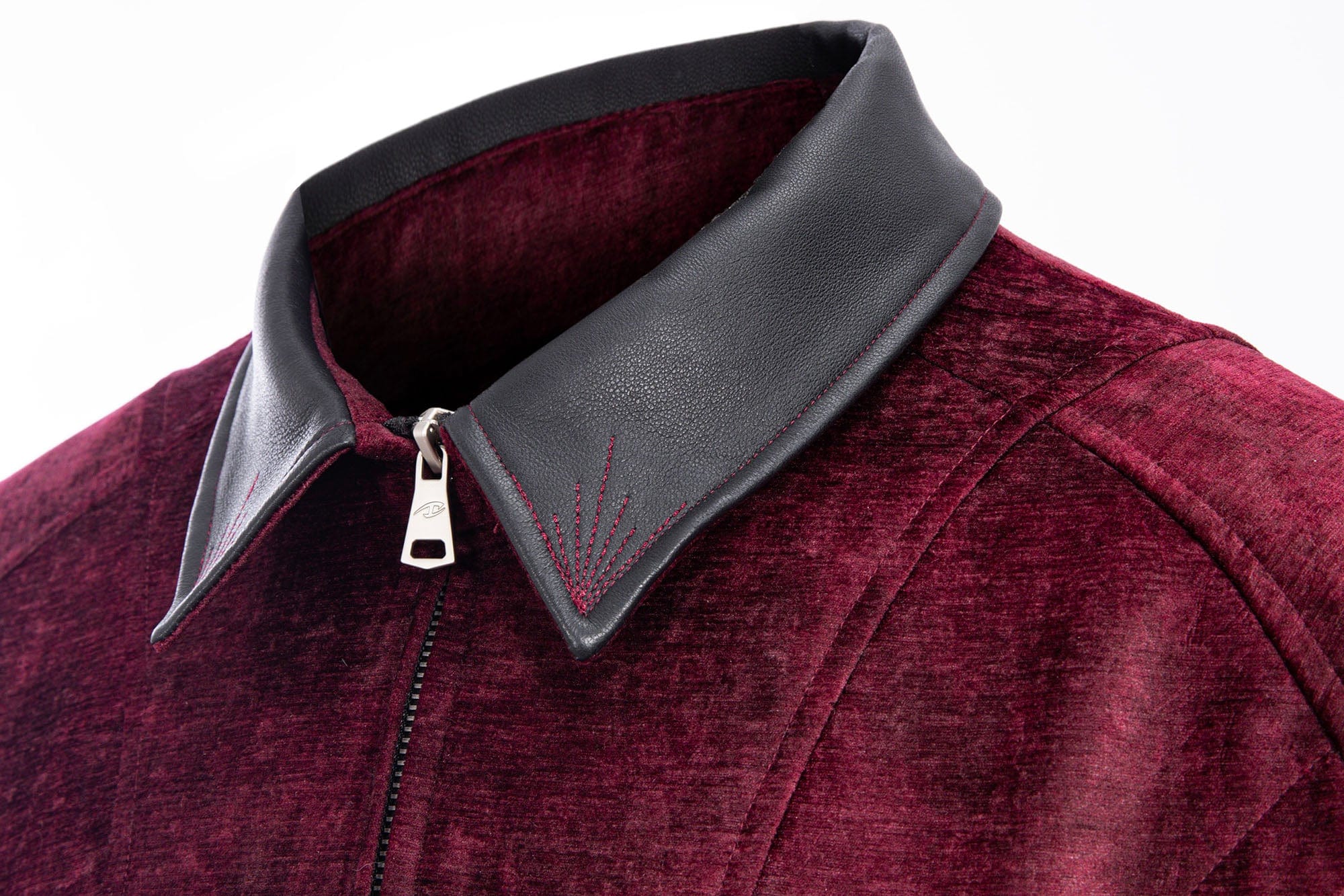 CATSSTAC Velvet Leather-Collar Elastic Jacket, premium urban and streetwear designers apparel on PROJECTISR.com, CATSSTAC