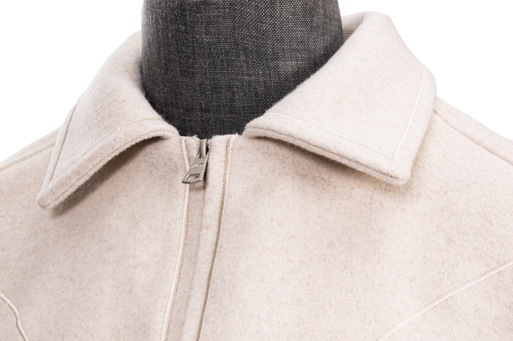 CATSSTAC Topstitch Ornate Pocket Wool-Blend Jacket