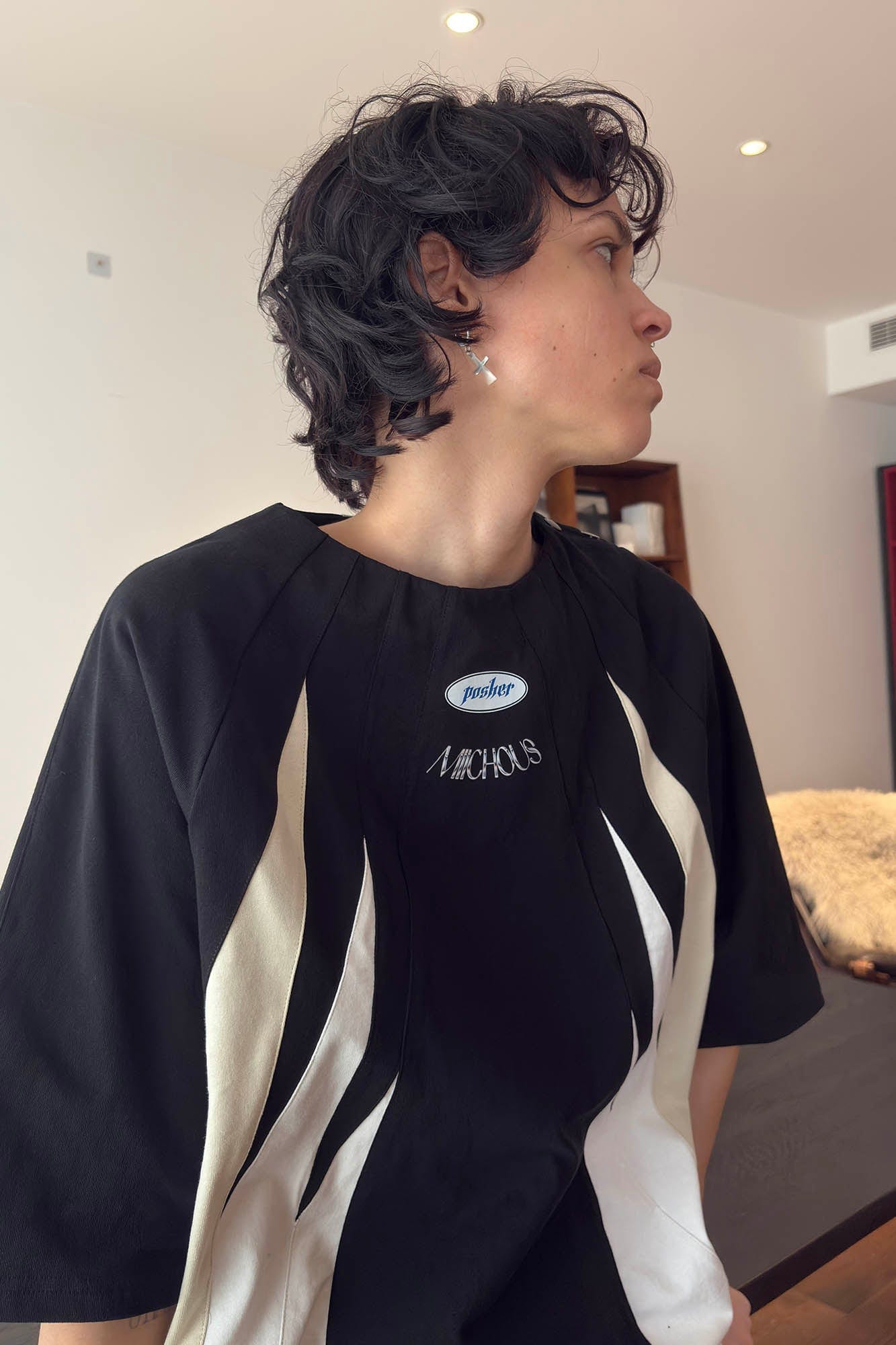 MIICHOUS Iceberg Contrast Panelled T-Shirt