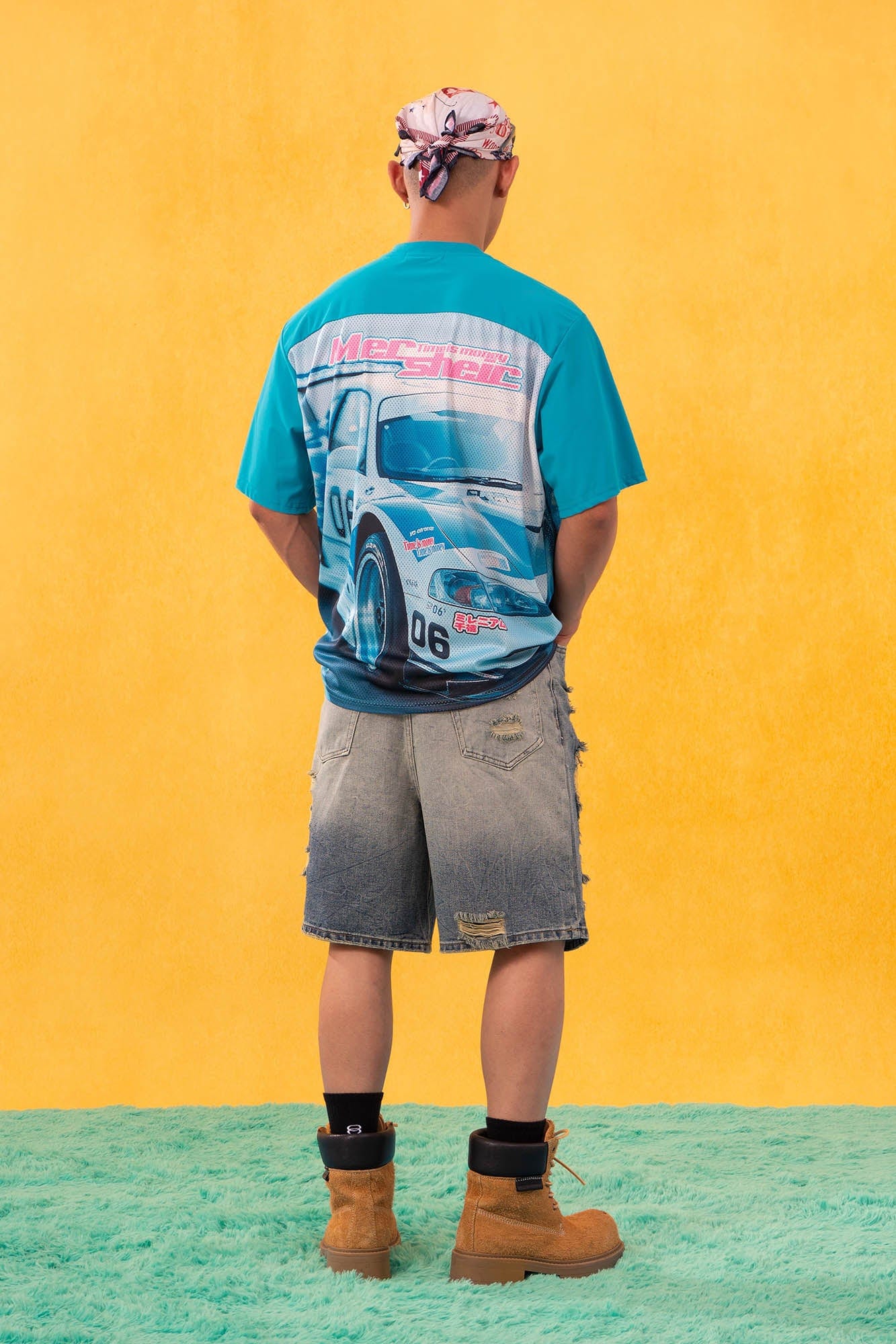 CLP Racing Graphic Mesh Raglan Jersey