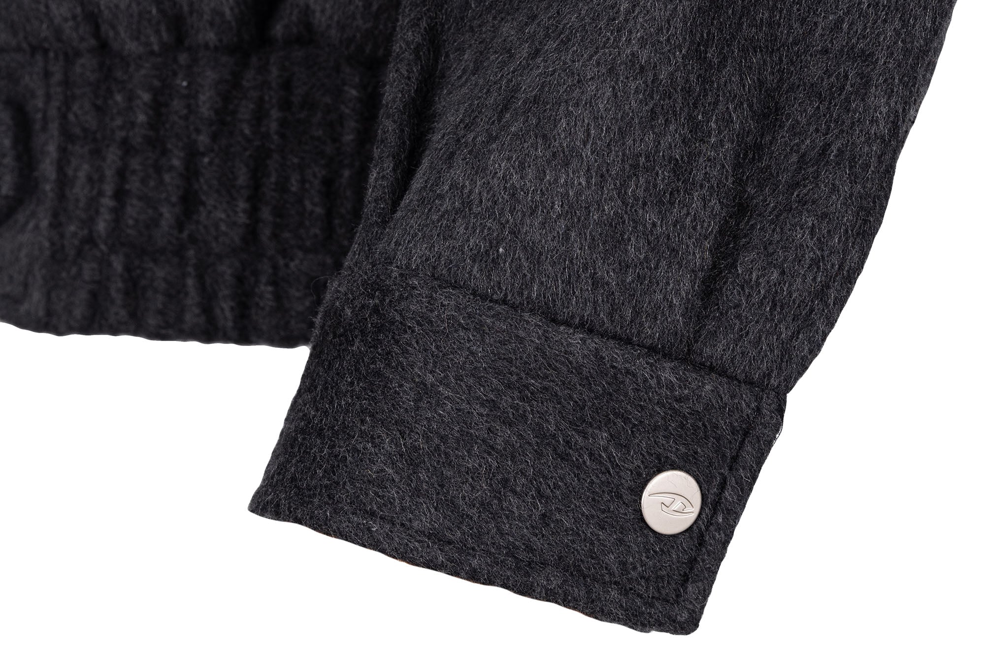 CATSSTAC Asymmetric Placket Flap Pockets Jacket