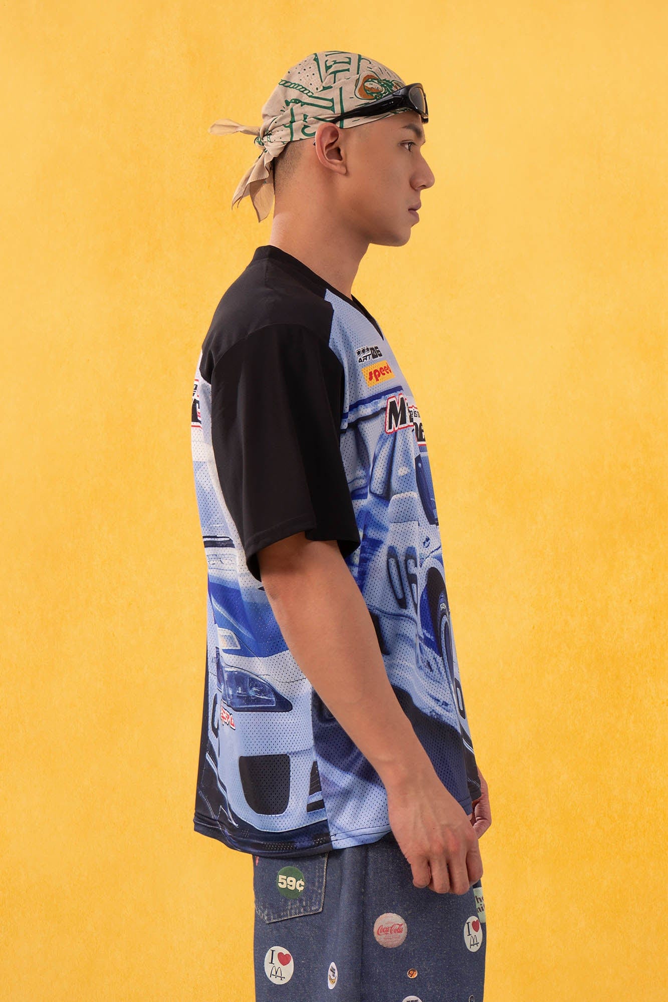 CLP Racing Graphic Mesh Raglan Jersey