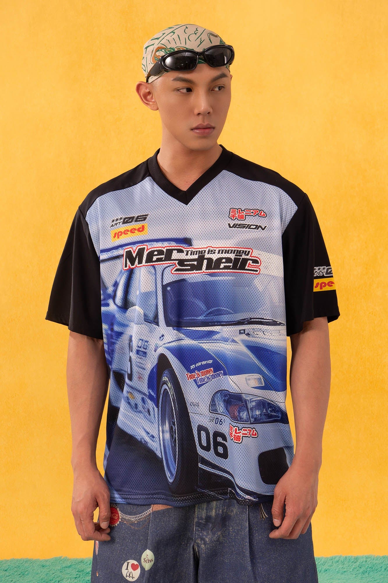 CLP Racing Graphic Mesh Raglan Jersey