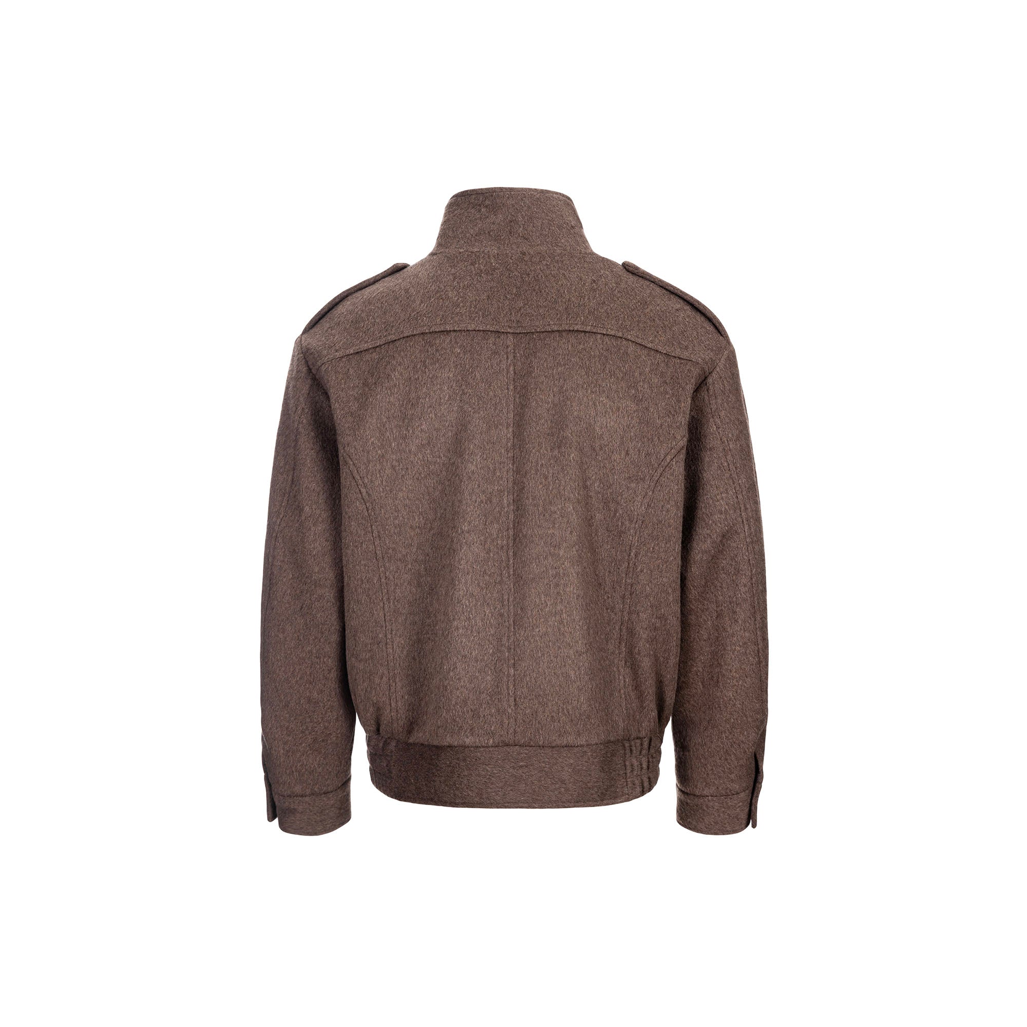 CATSSTAC Asymmetric Placket Flap Pockets Jacket