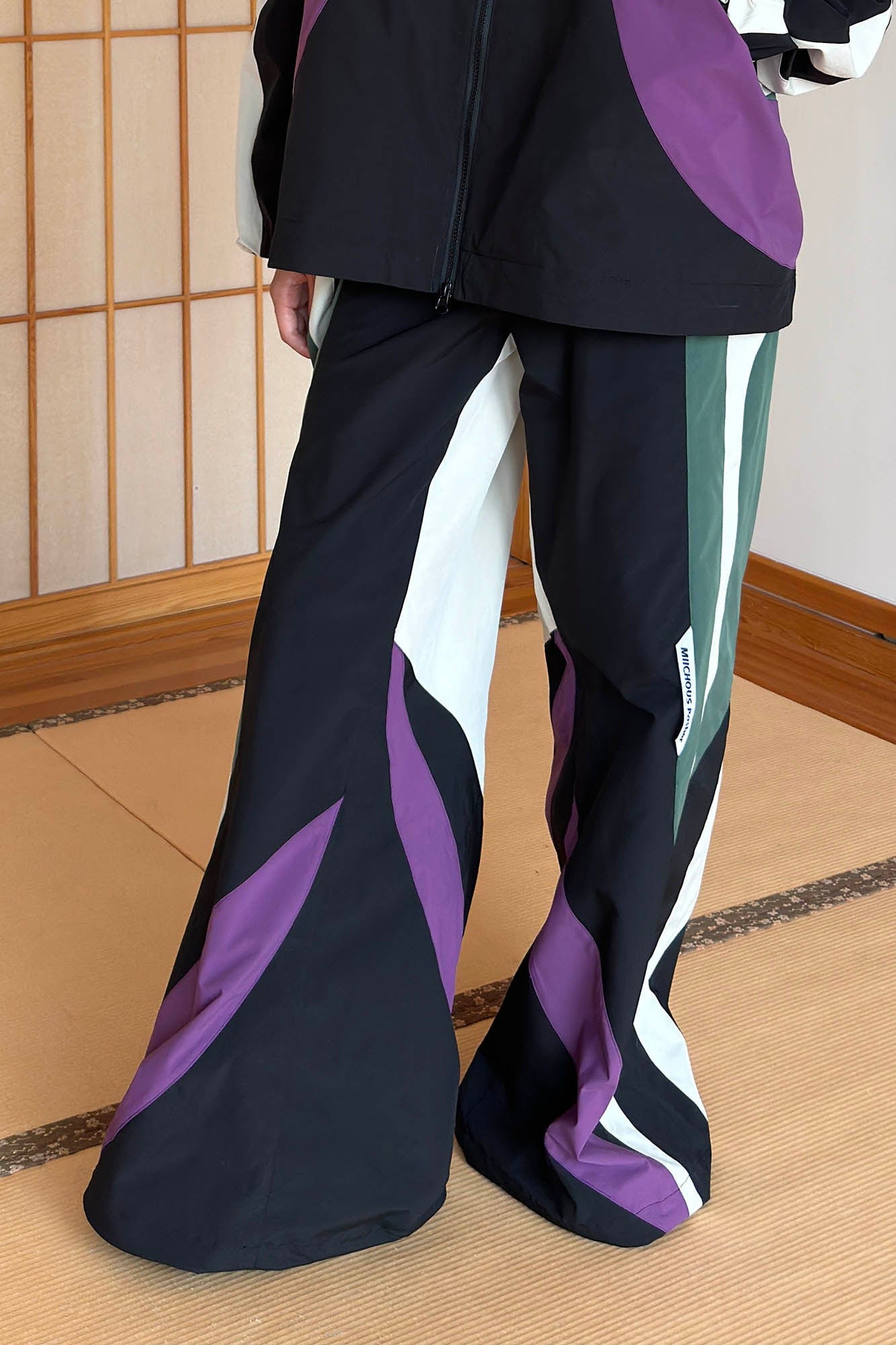 MIICHOUS EVA Tangram Spliced Oversized Outdoor Pants, premium urban and streetwear designers apparel on PROJECTISR.com, Miichous