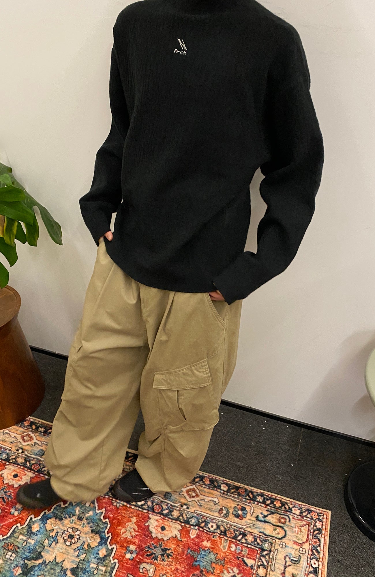 ROARINGWILD A ARCH Classic Utility Parachute Pants