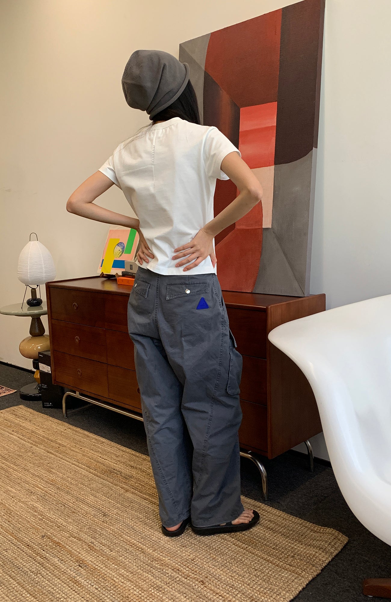 ROARINGWILD A ARCH Classic Utility Parachute Pants