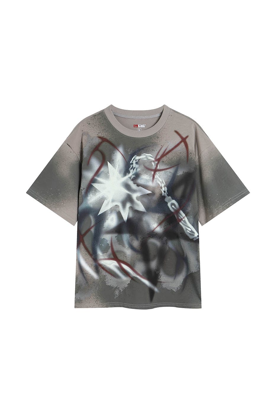 DND4DES Meteor Hammer Abstract Graphics T-Shirt, premium urban and streetwear designers apparel on PROJECTISR.com, DND4DES