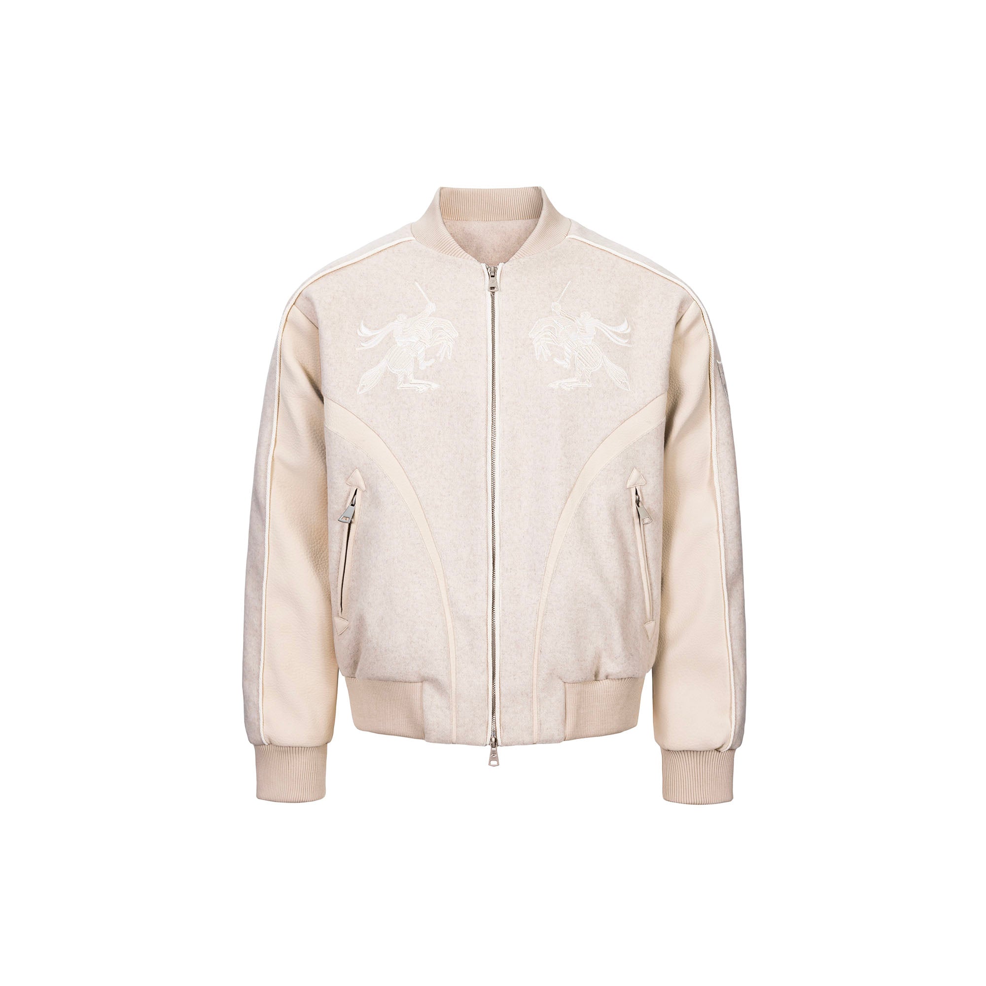 CATSSTAC Warrior Embroidered Panel Bomber Jacket, premium urban and streetwear designers apparel on PROJECTISR.com, CATSSTAC