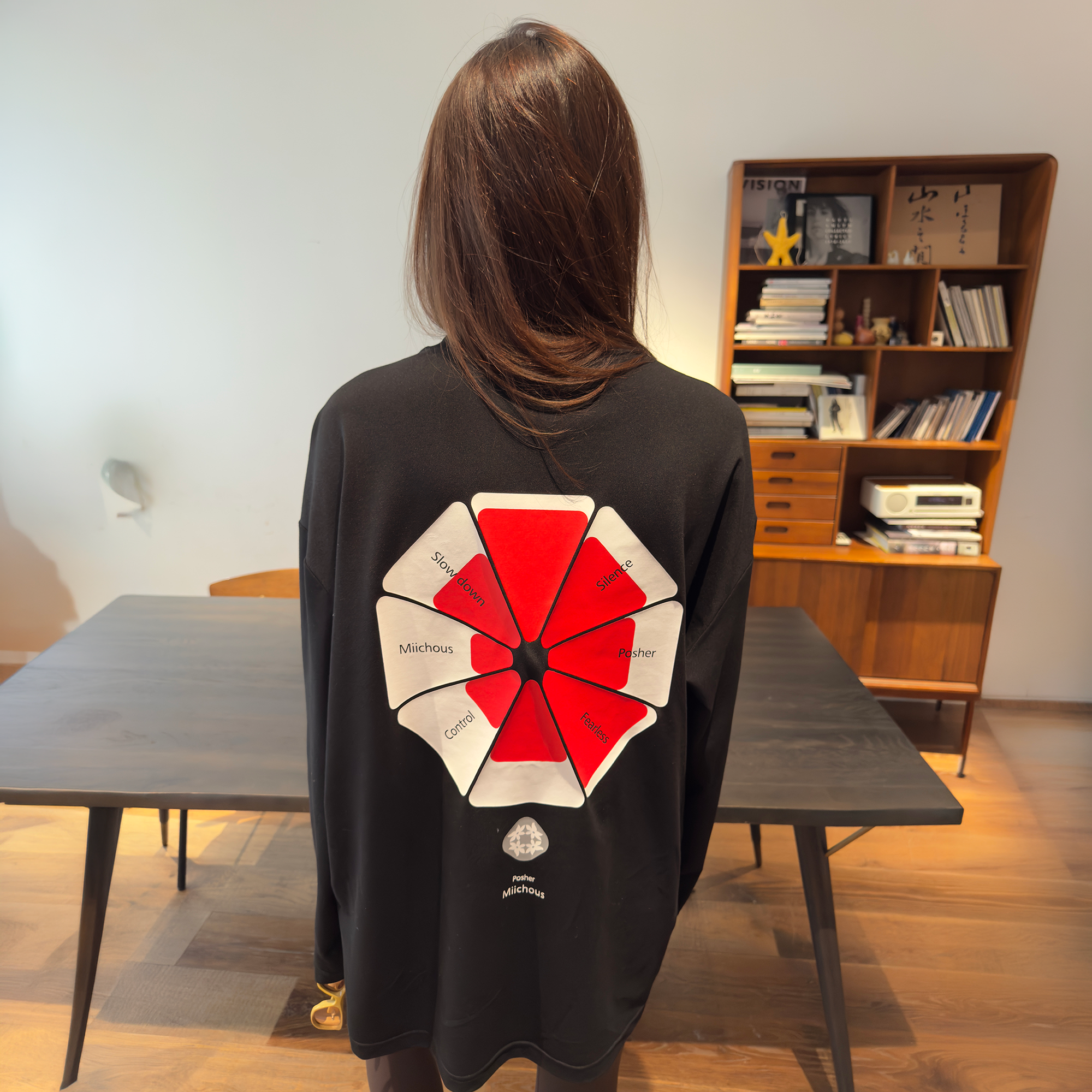 MIICHOUS Bullseye Graphic Quick-Dry Long-Sleeve Tee, premium urban and streetwear designers apparel on PROJECTISR.com, MIICHOUS