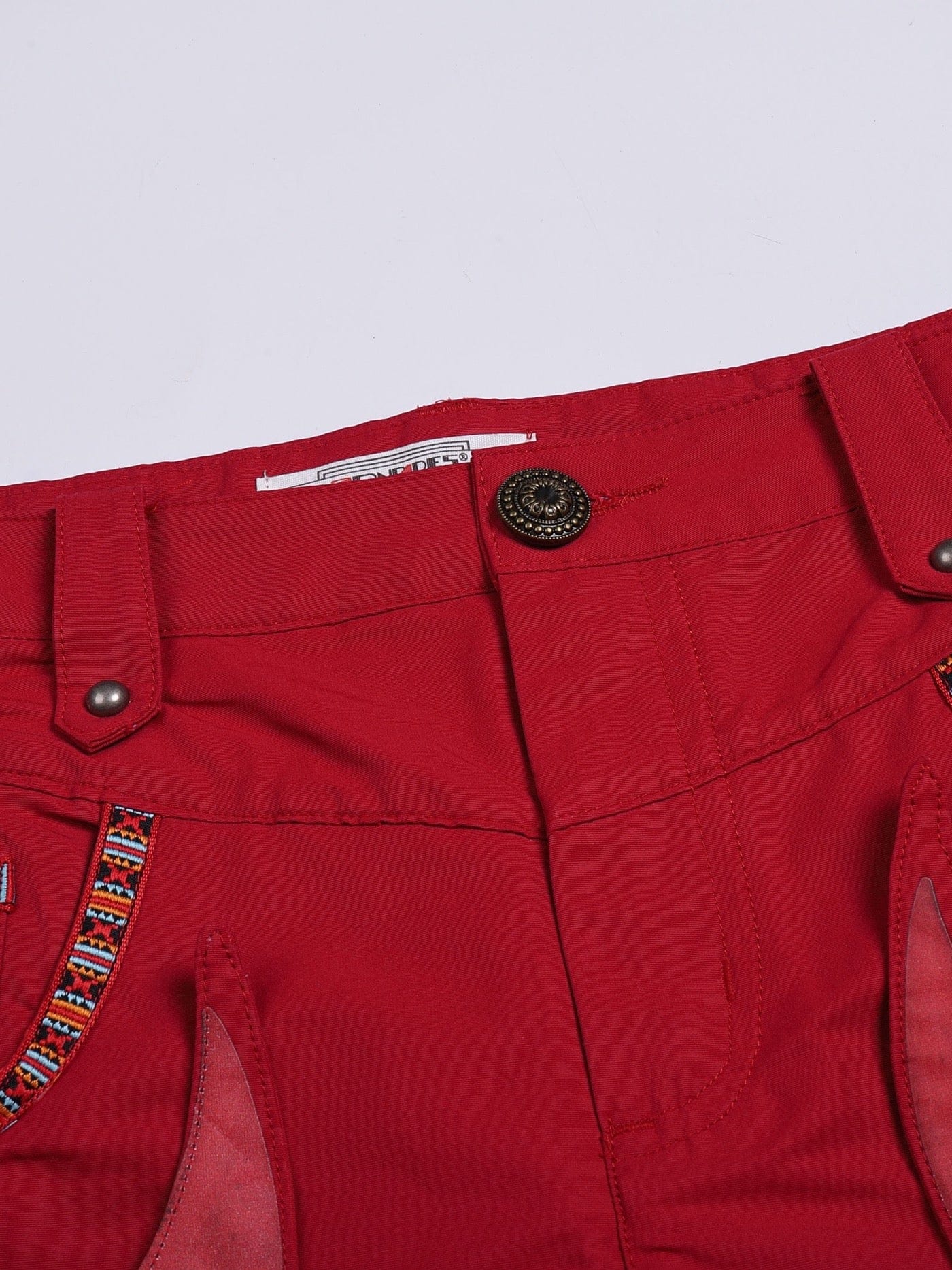 DND4DES The Bass Pants Red, premium urban and streetwear designers apparel on PROJECTISR.com, DND4DES