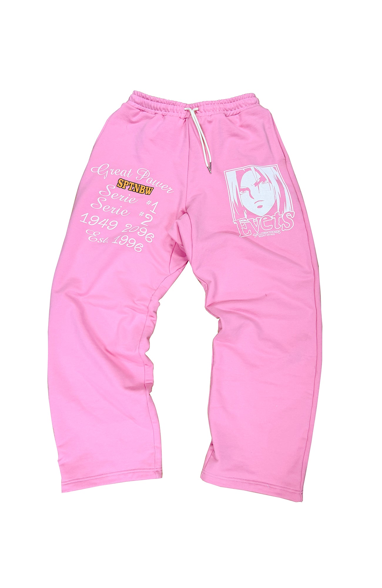 EVETS Anime Graphic Sweatpants, premium urban and streetwear designers apparel on PROJECTISR.com, EVETS