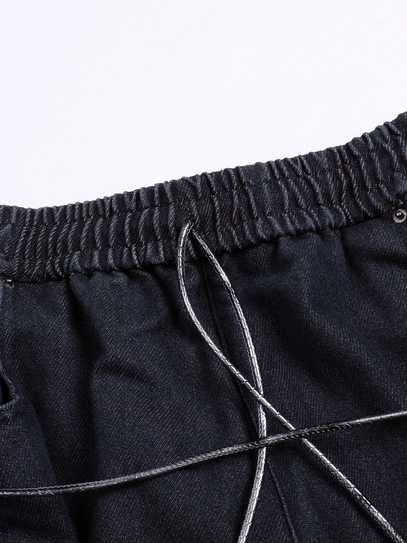 DND4DES Star Drawstring Deconstructed Denim Shorts, premium urban and streetwear designers apparel on PROJECTISR.com, DND4DES