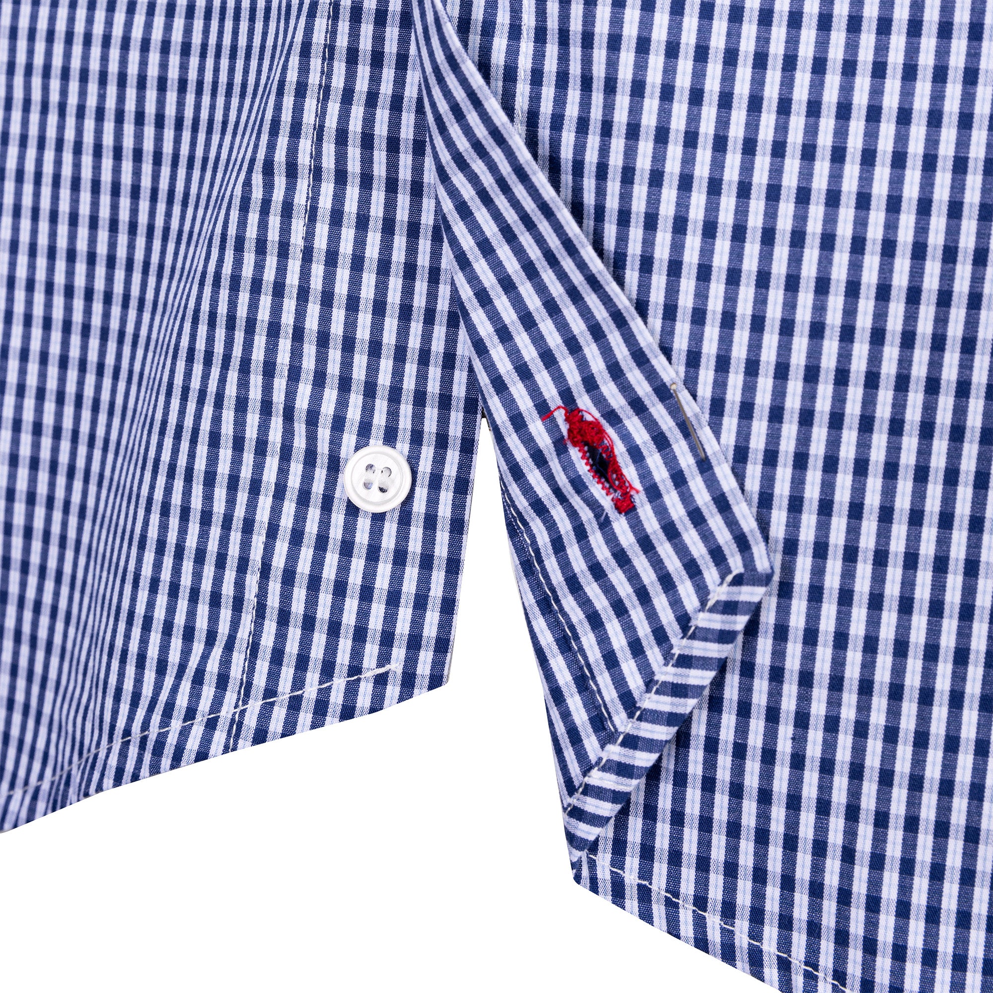 CATSSTAC Essential Gingham Embroidered Shirt, premium urban and streetwear designers apparel on PROJECTISR.com, CATSSTAC