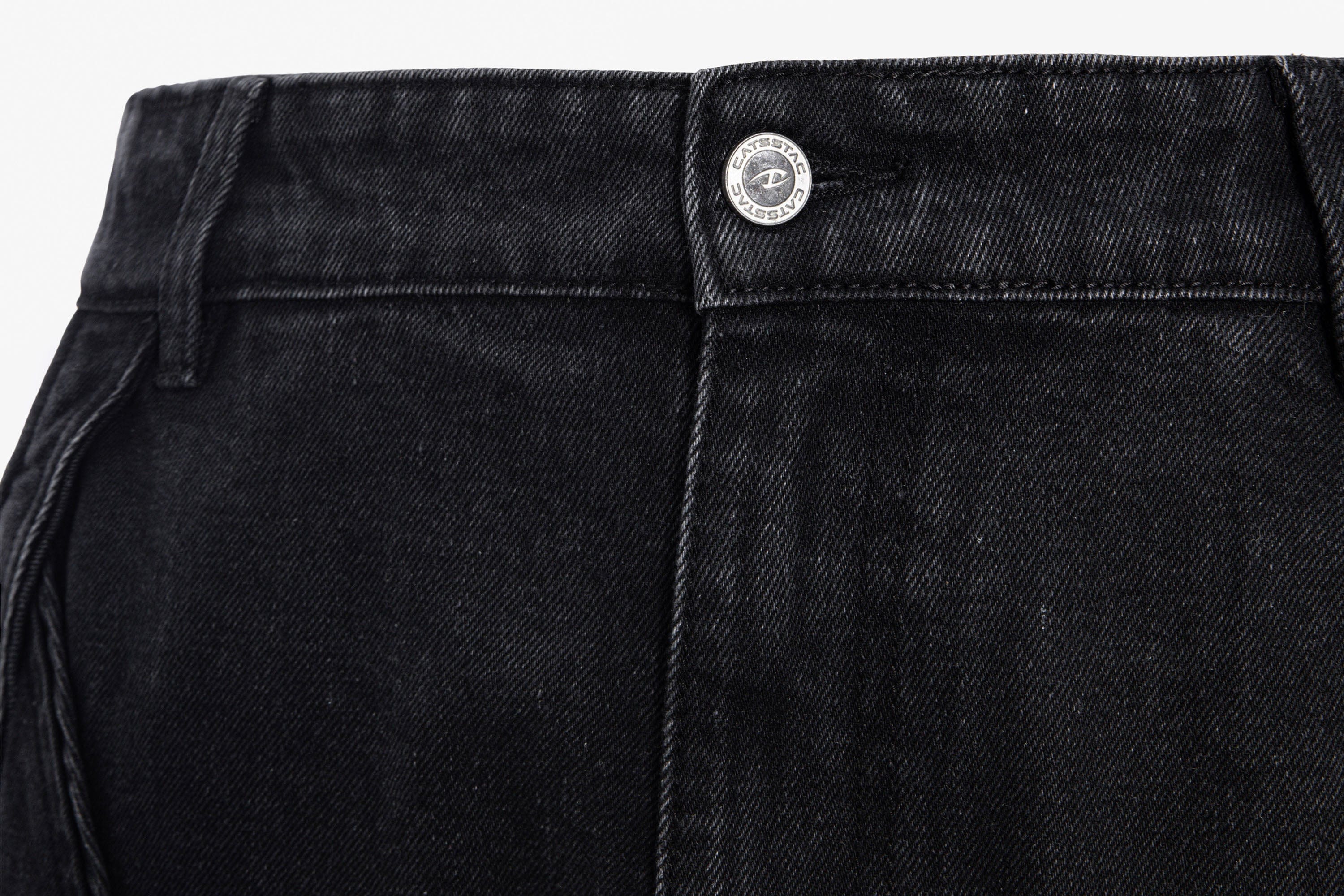 CATSSTAC Curved Panel Straight-Leg Jeans, premium urban and streetwear designers apparel on PROJECTISR.com, CATSSTAC