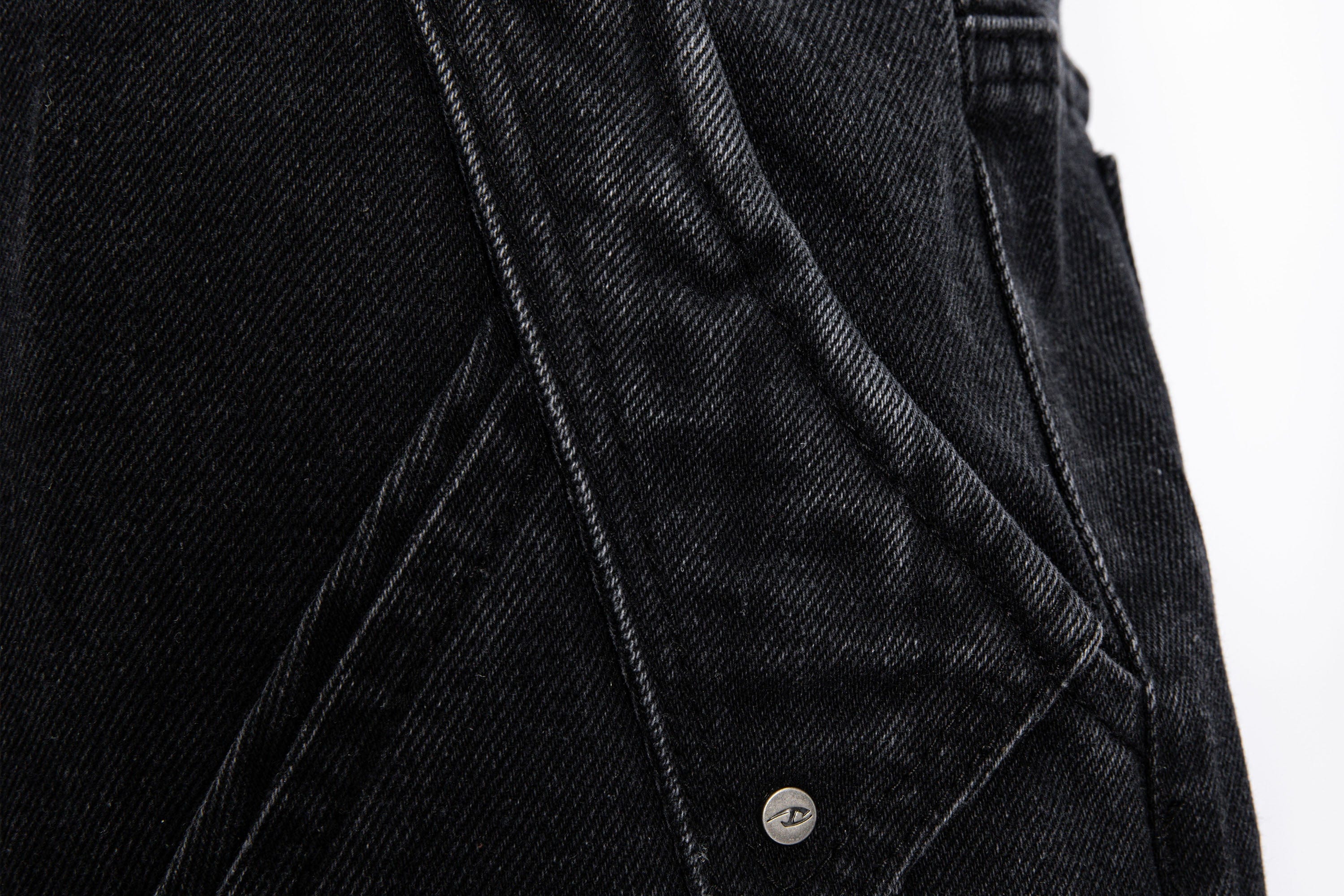 CATSSTAC Curved Panel Straight-Leg Jeans, premium urban and streetwear designers apparel on PROJECTISR.com, CATSSTAC