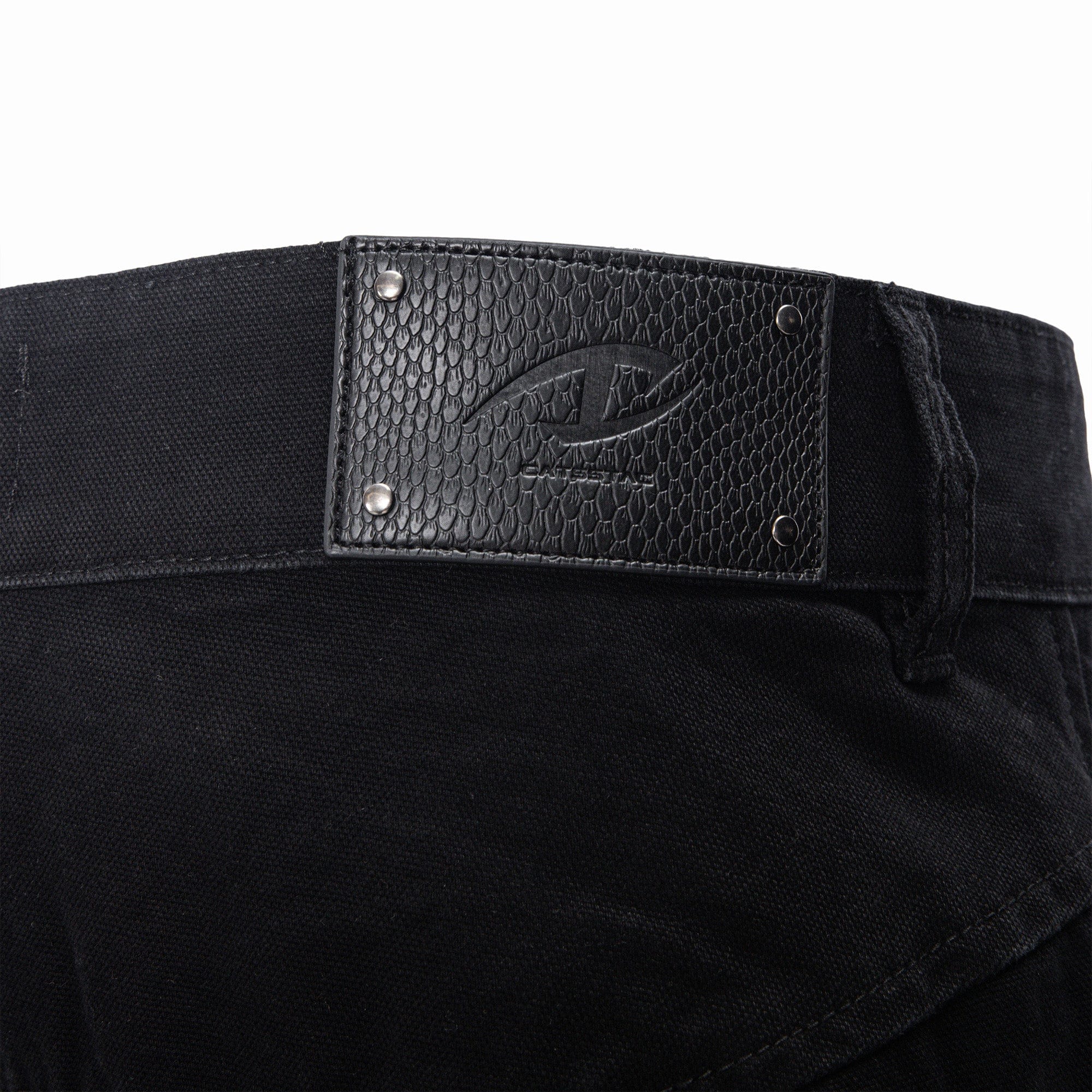 CATSSTAC Strap-Wrapped Spliced Cargo Pants, premium urban and streetwear designers apparel on PROJECTISR.com, CATSSTAC
