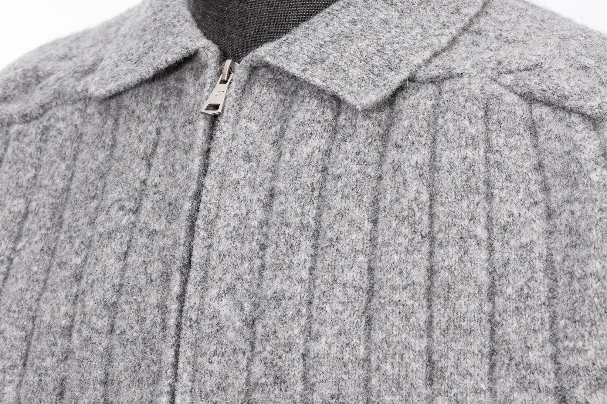 CATSSTAC Essential Wool-Blend Cable Knit Jacket