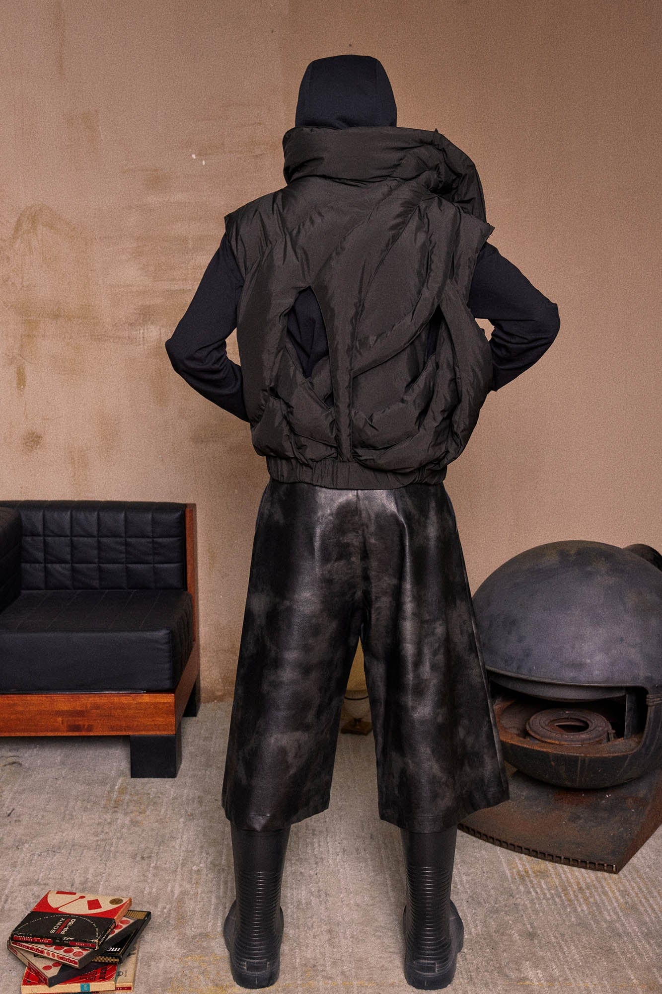 KADAKADA Zippered Grommet Balaclava, premium urban and streetwear designers apparel on PROJECTISR.com, KADAKADA