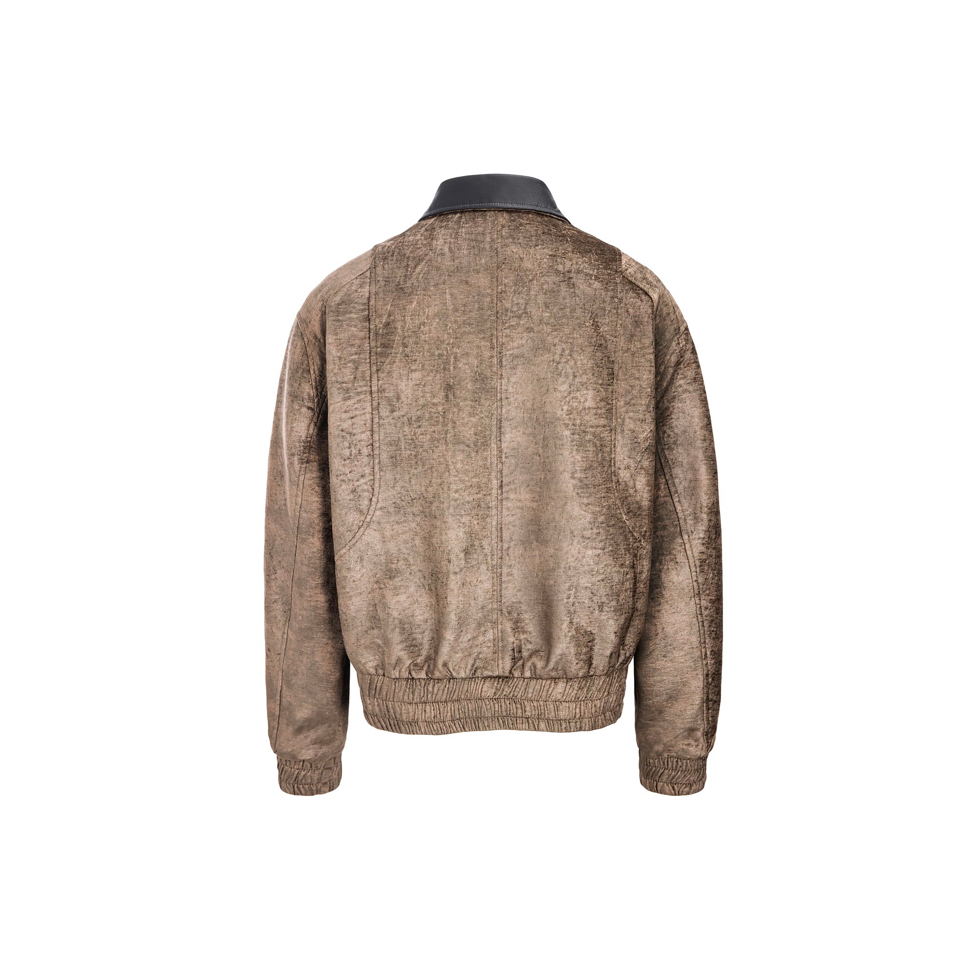 CATSSTAC Velvet Leather-Collar Elastic Jacket, premium urban and streetwear designers apparel on PROJECTISR.com, CATSSTAC