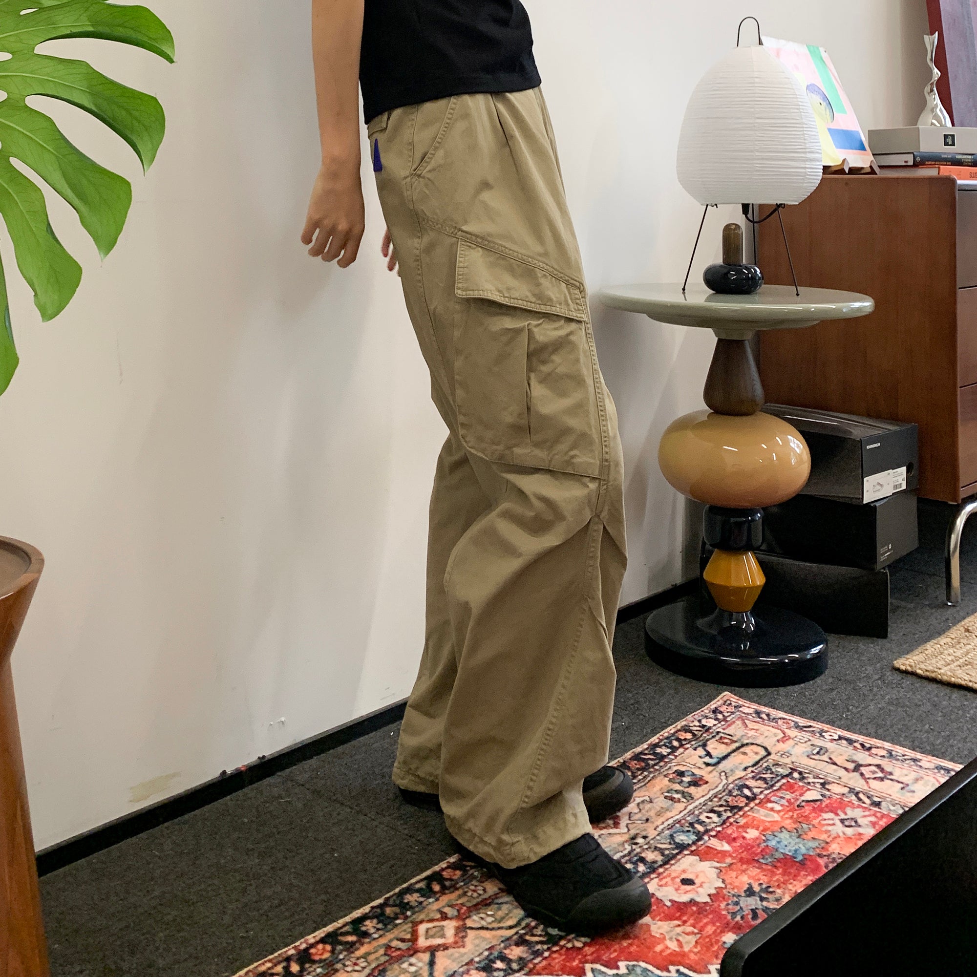 ROARINGWILD A ARCH Classic Utility Parachute Pants