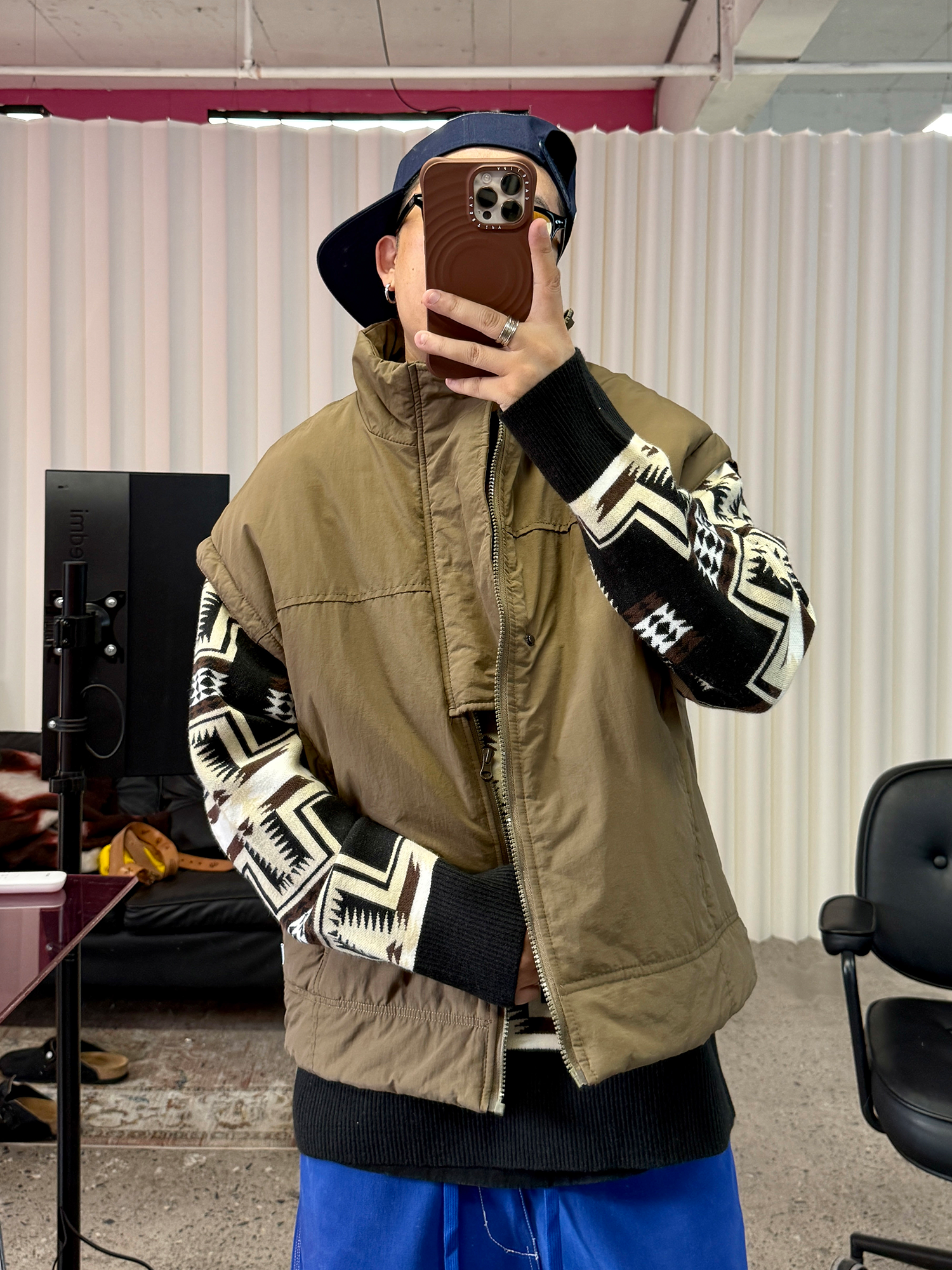 ME DA IGUAL Asym Placket Waterproof Vest