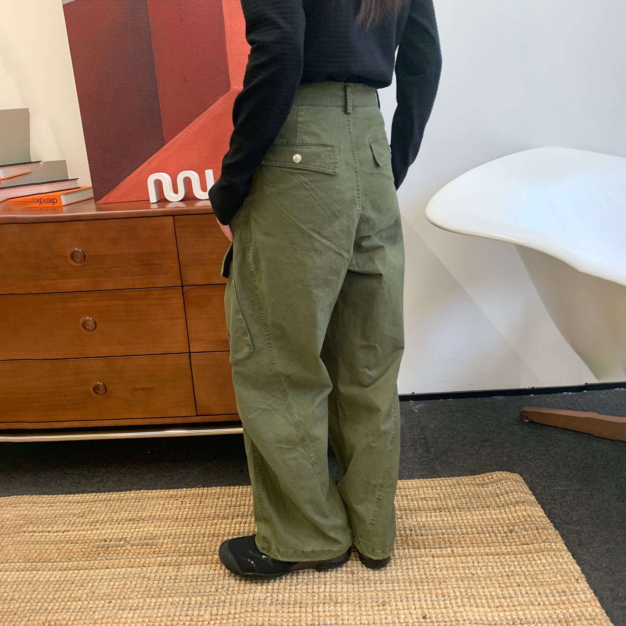 ROARINGWILD A ARCH Classic Utility Parachute Pants