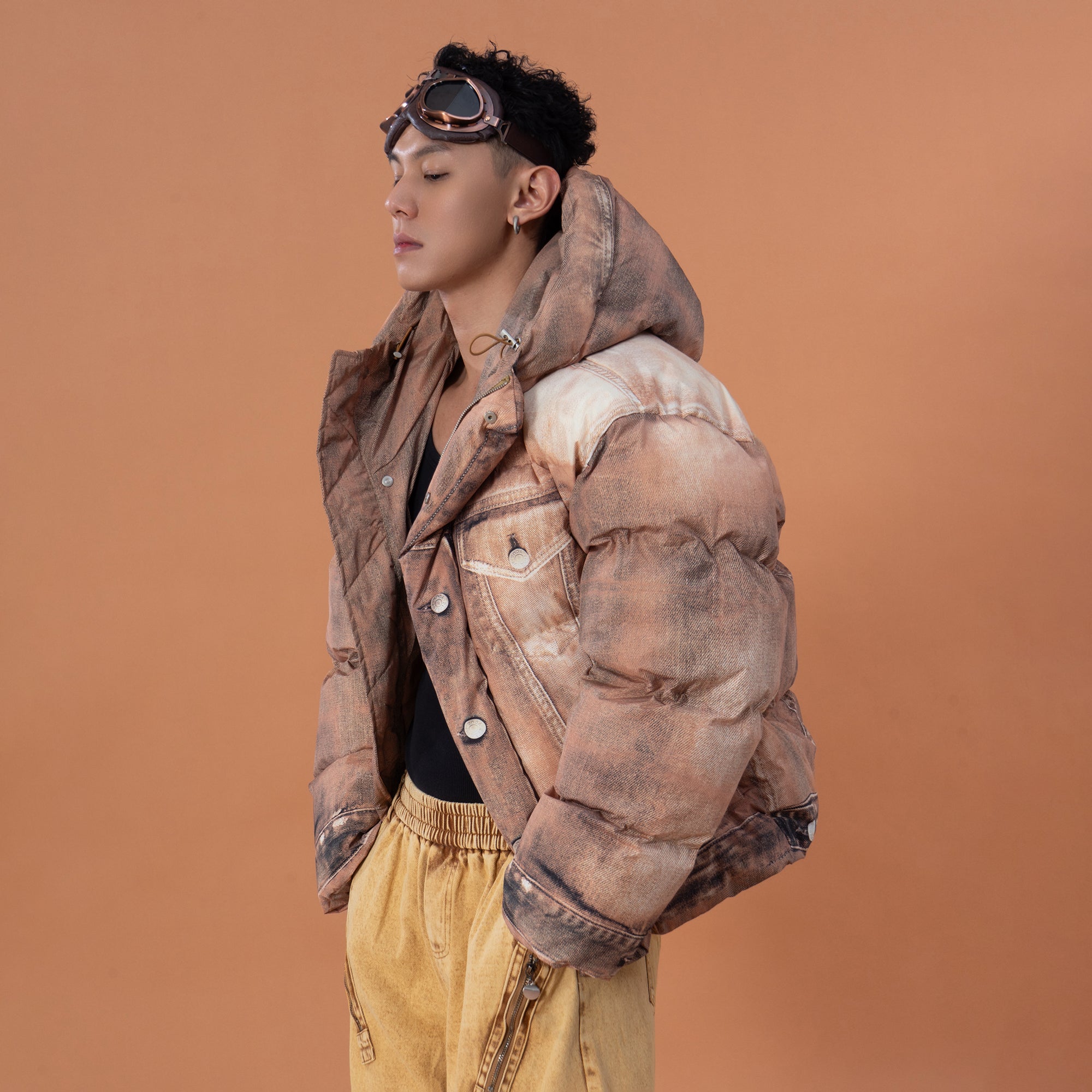 CLP Dirty Fit Utility Hooded Puffer Jacket