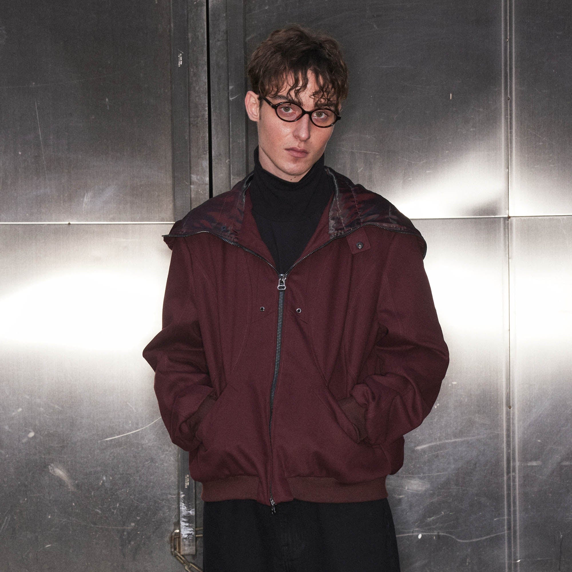 KADAKADA Cat Ears Perforated Hooded Jacket, premium urban and streetwear designers apparel on PROJECTISR.com, KADAKADA