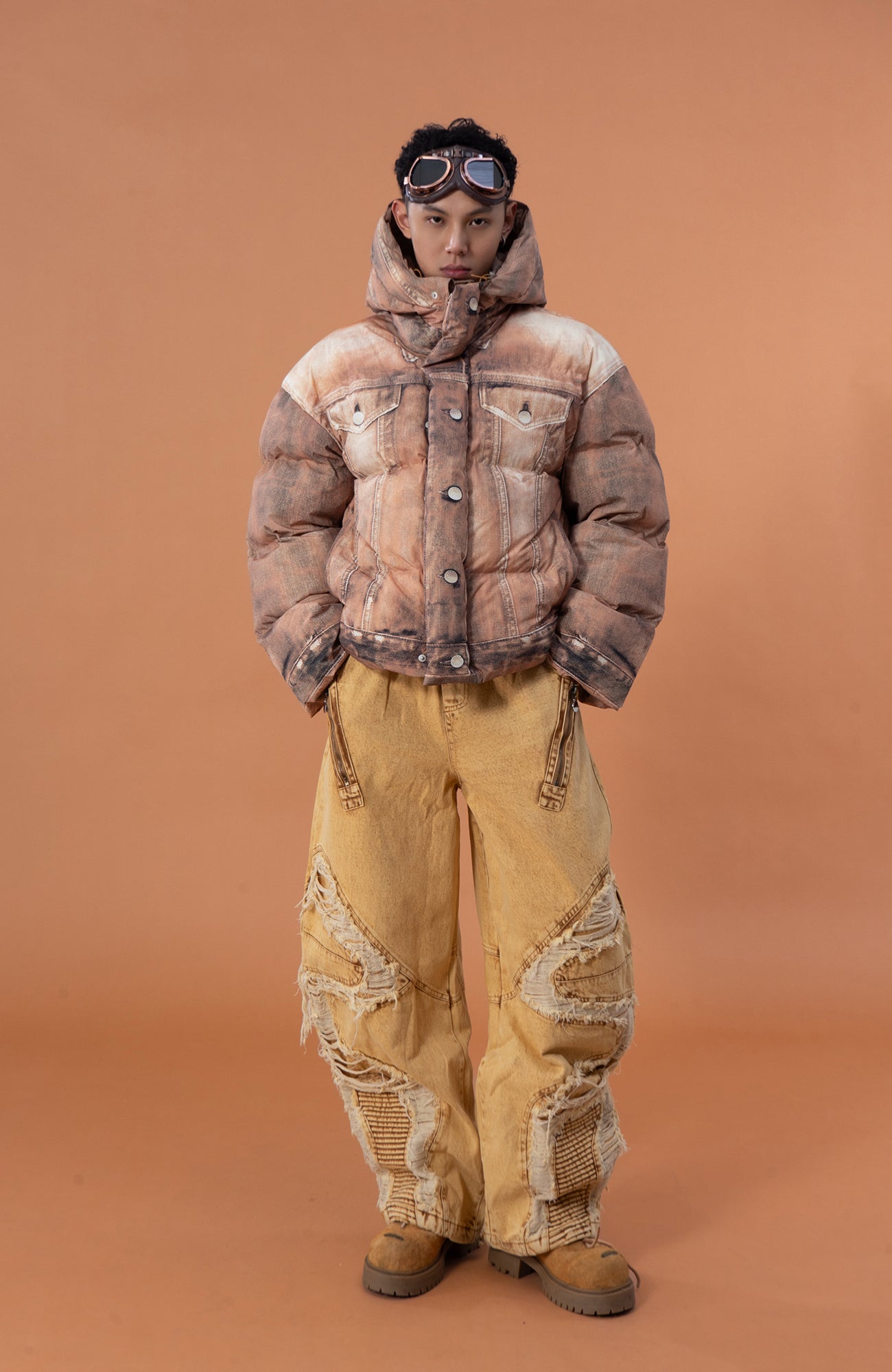 CLP Dirty Fit Utility Hooded Puffer Jacket