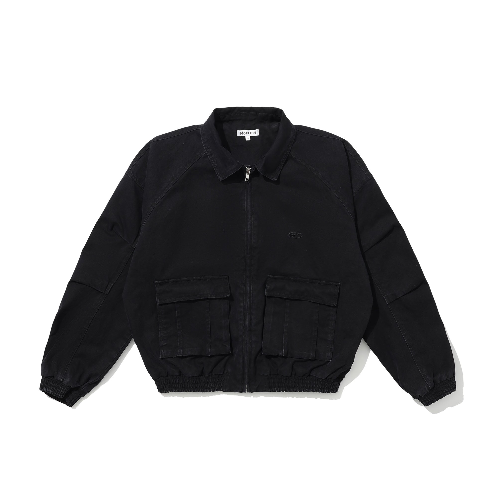 EGOFETCH Washed Utility Oversized Jacket