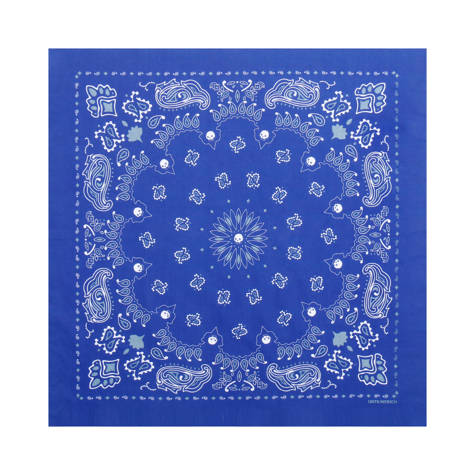 UNTILWERICH Paisley Square Bandana