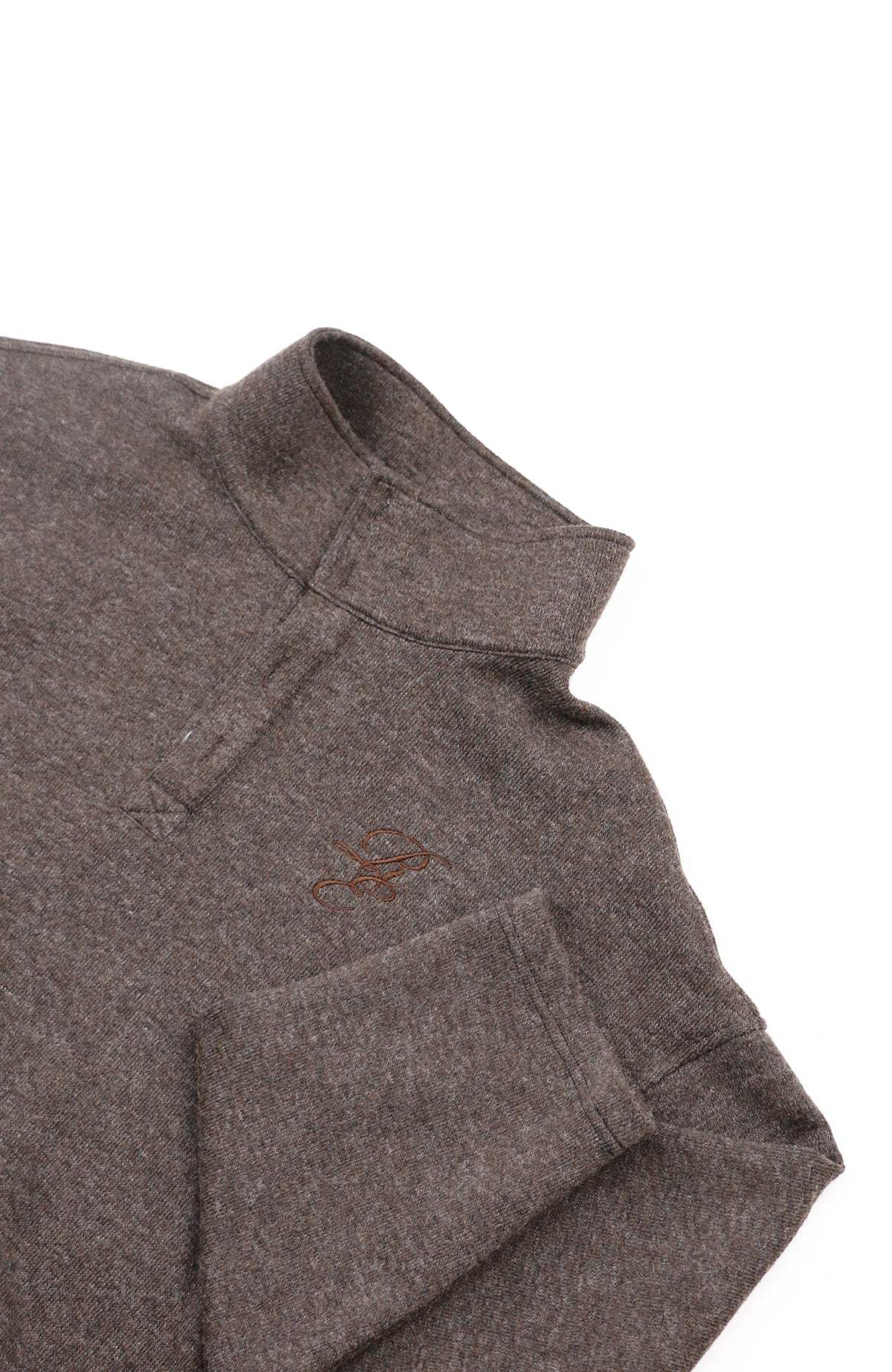 RELABEL Embroidered Magnetic Turtleneck Wool Sweater
