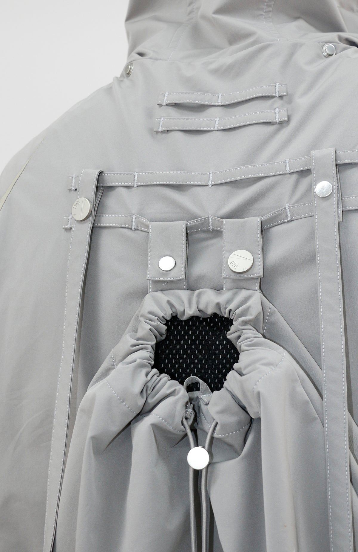 RELABEL Deconstructed Spliced Three-Way Outdoor Shell Jacket