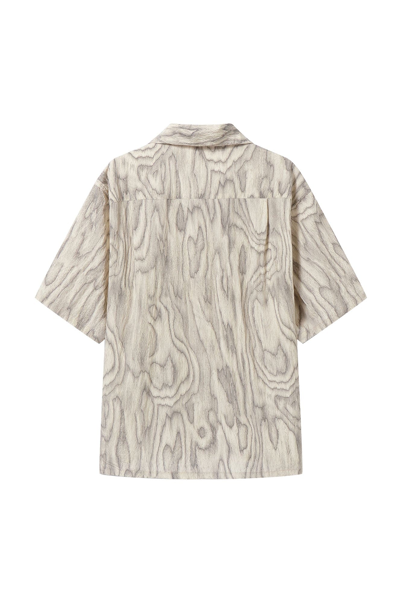 MOITIEDEPETALE Tree Ring Cuban Half Shirt, premium urban and streetwear designers apparel on PROJECTISR.com, MOITIEDEPETALE