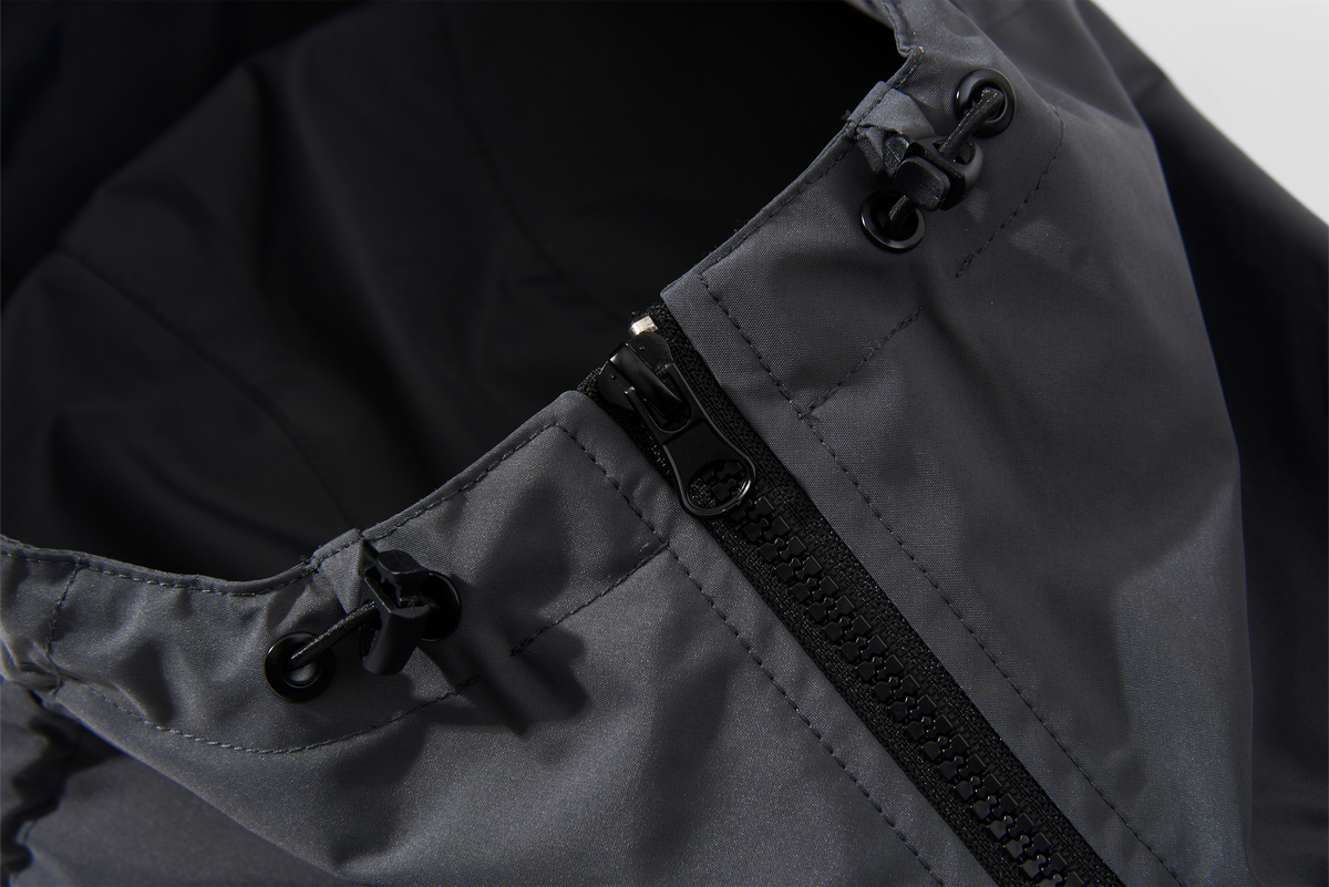 HALCYON Contrast Splash-Proof Hooded Windbreaker Jacket, premium urban and streetwear designers apparel on PROJECTISR.com, HALCYON