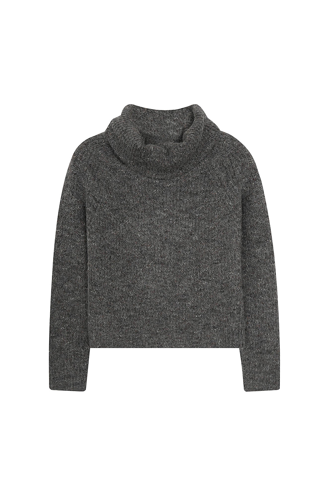 CLP Off-Shoulder Foldover Sweater