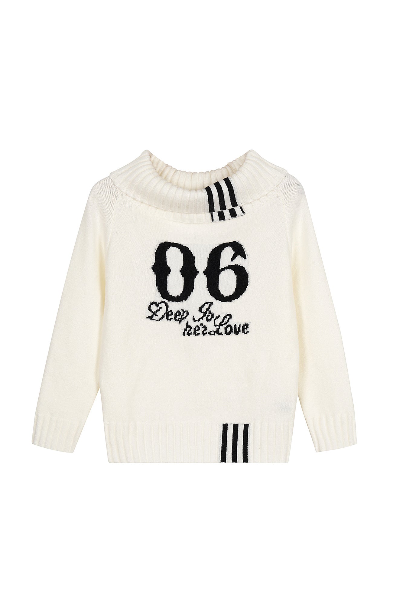 CLP Off-Shoulder Foldover Knit Sweater