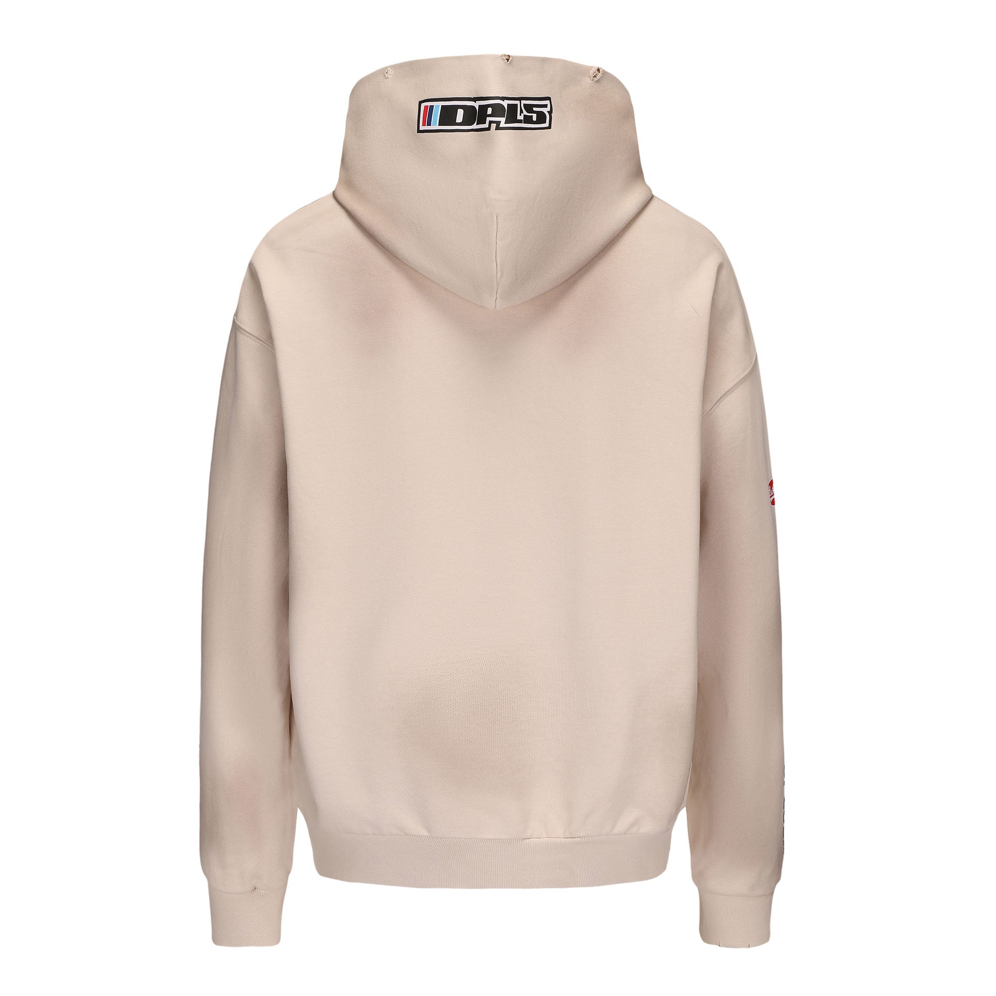 EGOFETCH Distressed Racing Anime Graphic Hoodie
