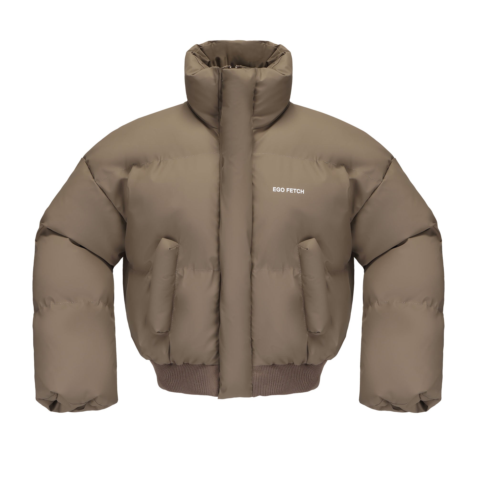 EGOFETCH Essential Cropped Puffer Jacket
