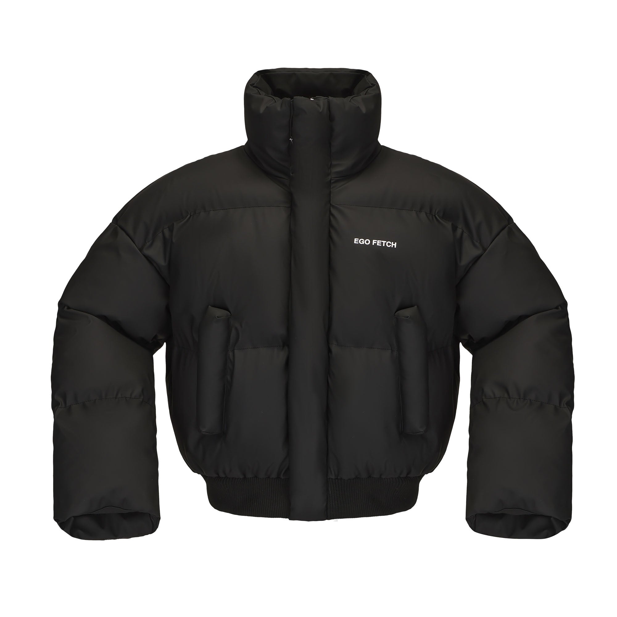 EGOFETCH Essential Cropped Puffer Jacket
