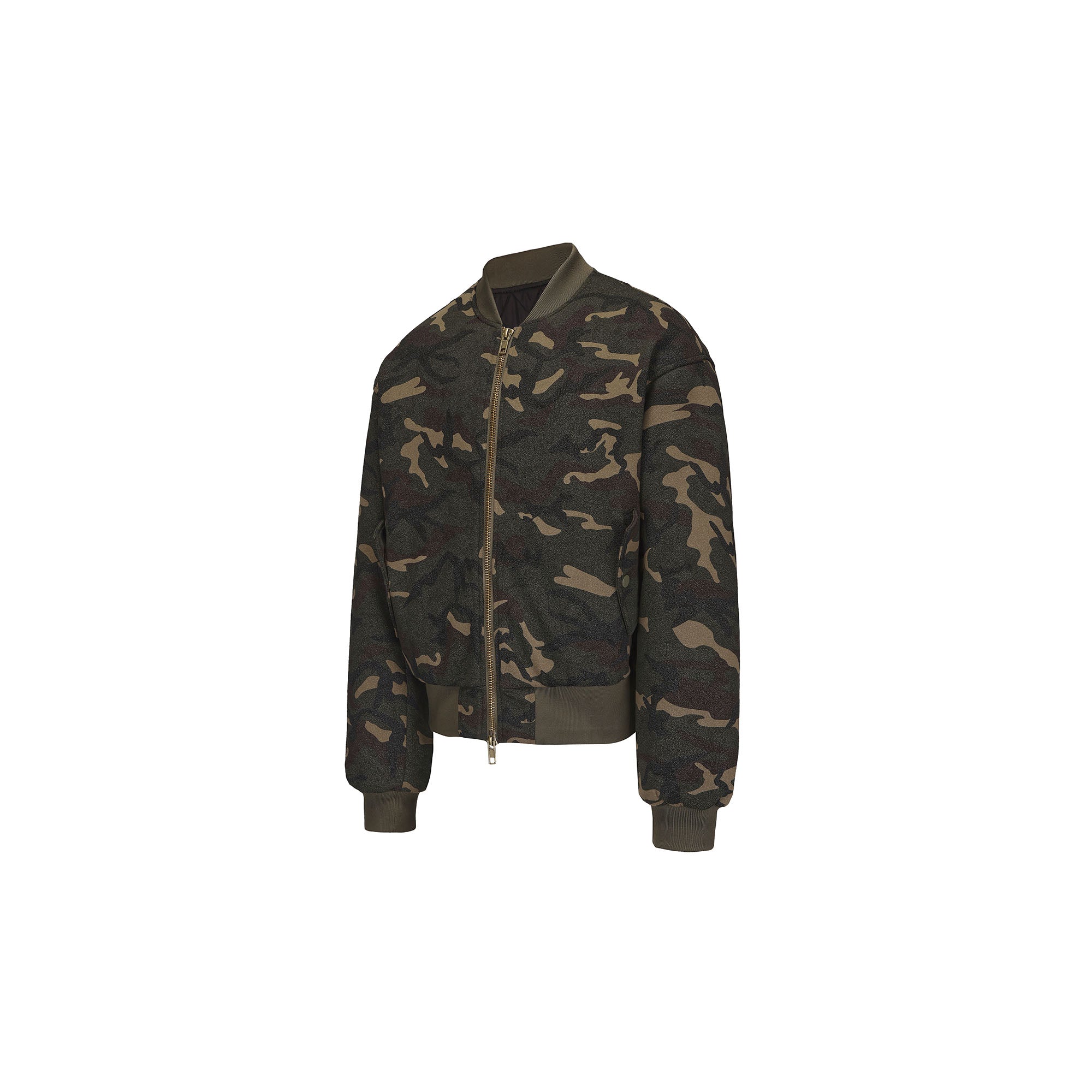 LUUUCAM Classic Camo Bomber Jacket, premium urban and streetwear designers apparel on PROJECTISR.com, LUUUCAM