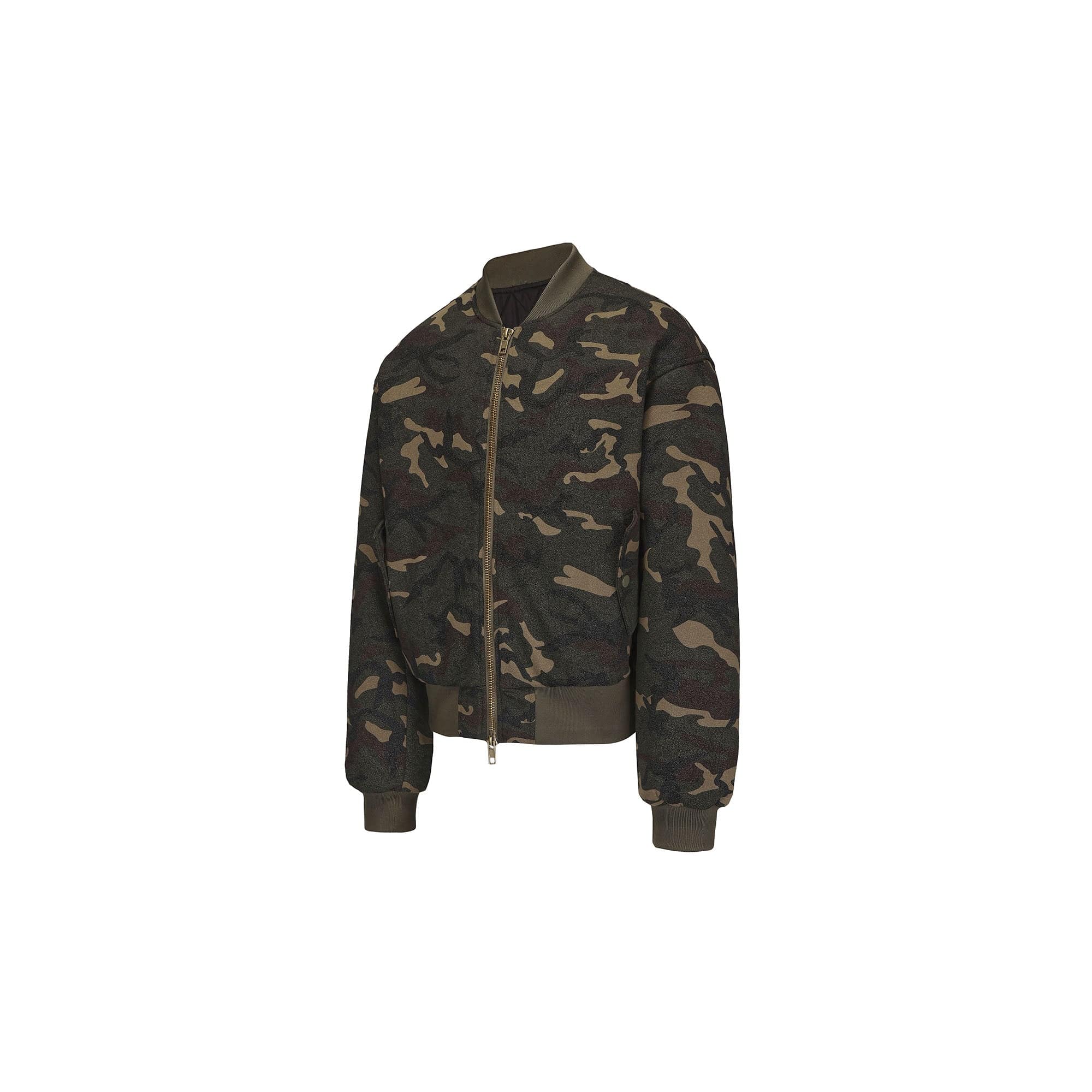 LUUUCAM Classic Camo Bomber Jacket, premium urban and streetwear designers apparel on PROJECTISR.com, LUUUCAM