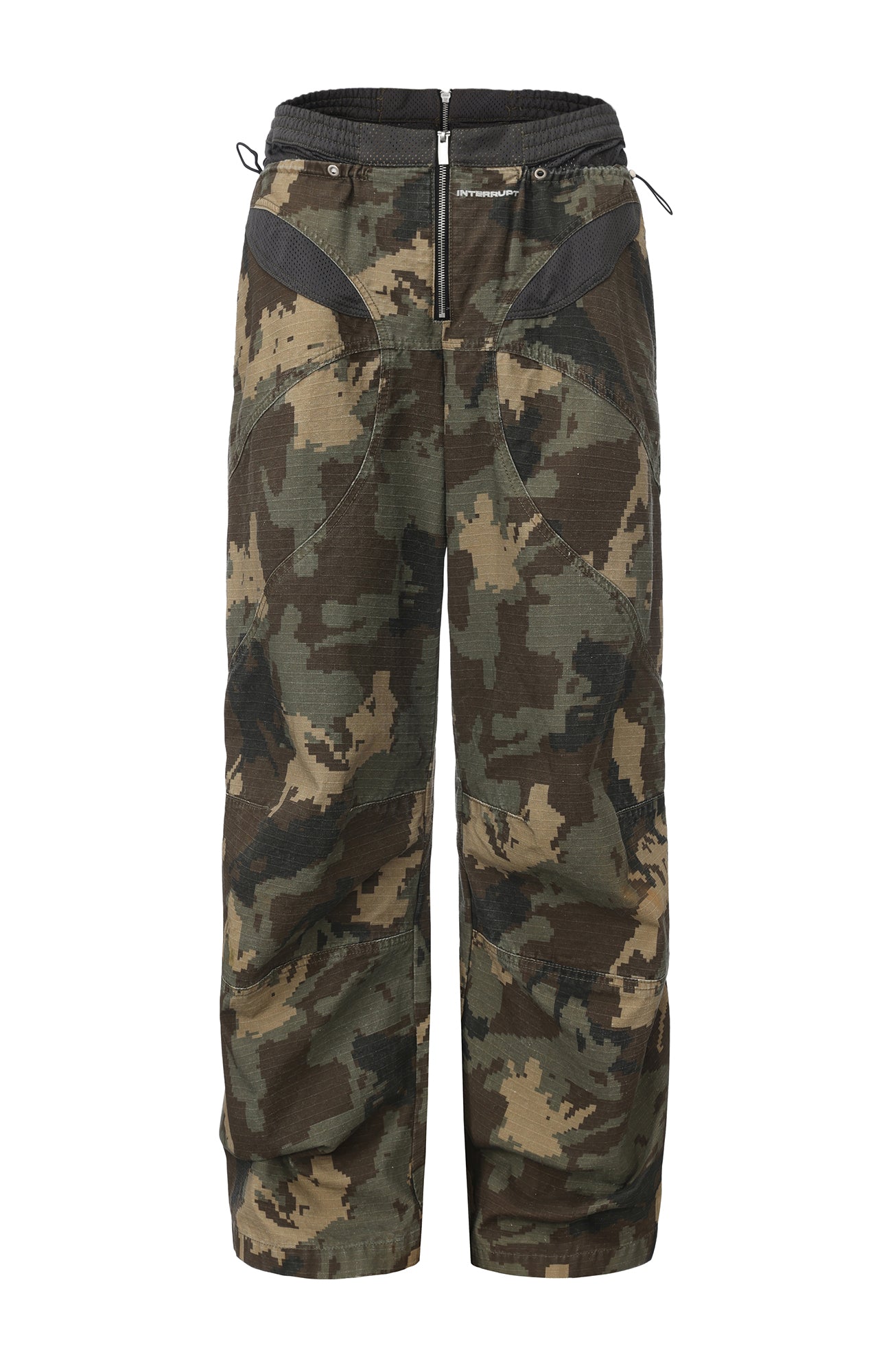 INTERRUPT Camo Back Zip Double-Layer Pants