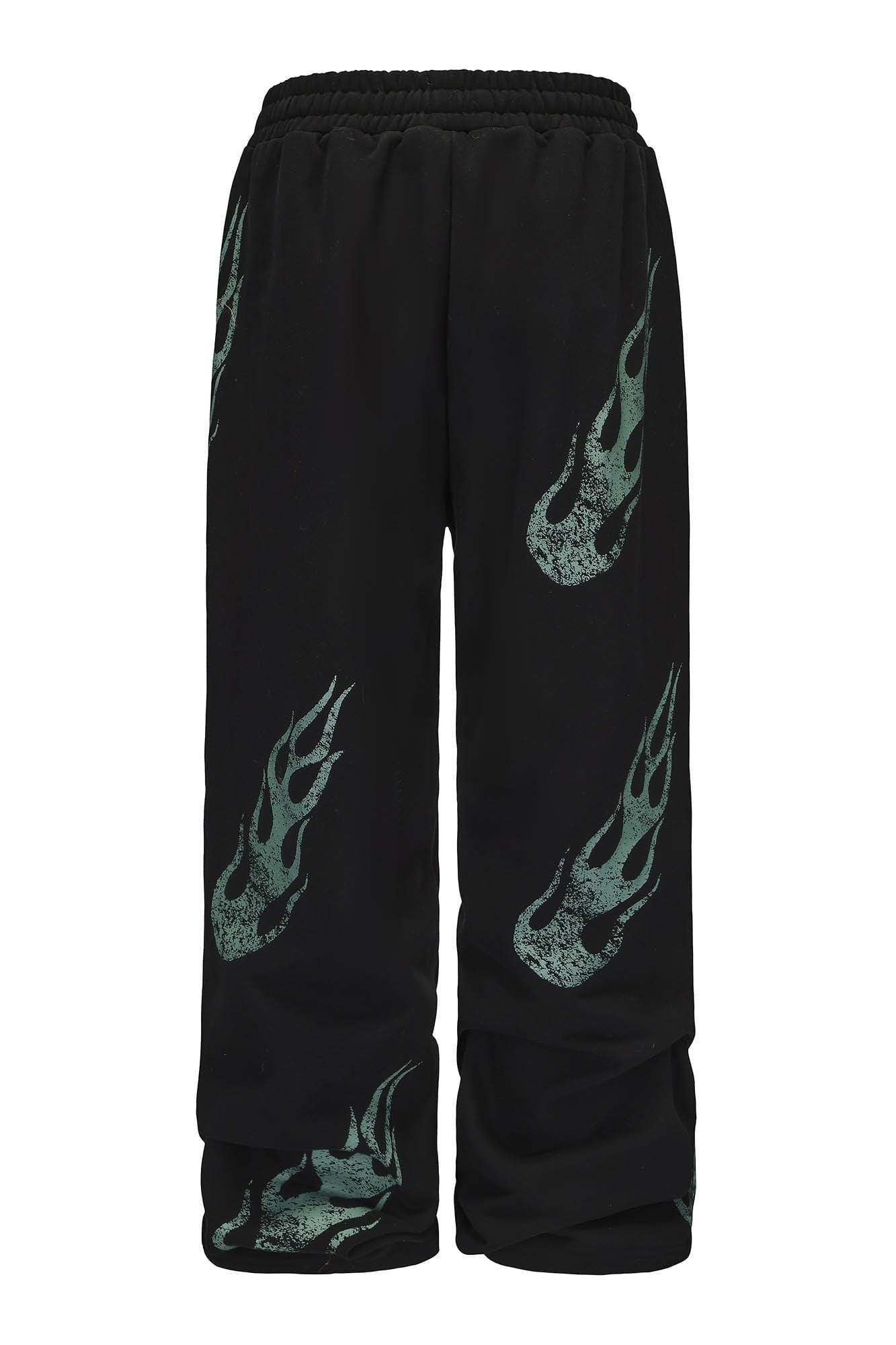 BLACK8MOB Flame Graphics Sweatpants, premium urban and streetwear designers apparel on PROJECTISR.com, BLACK8MOB