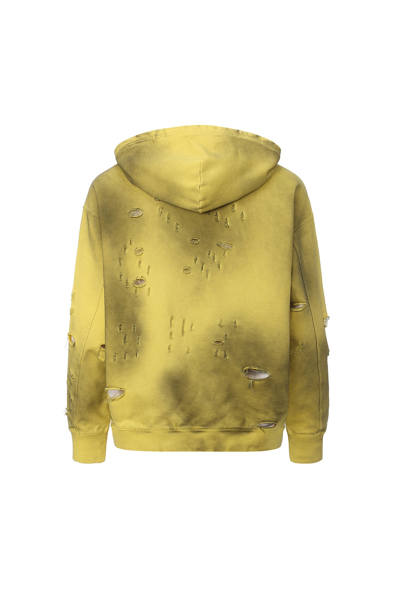 VANN VALRENCE Washed Reversible Distressed Hoodie, premium urban and streetwear designers apparel on PROJECTISR.com, VANN VALRENCE