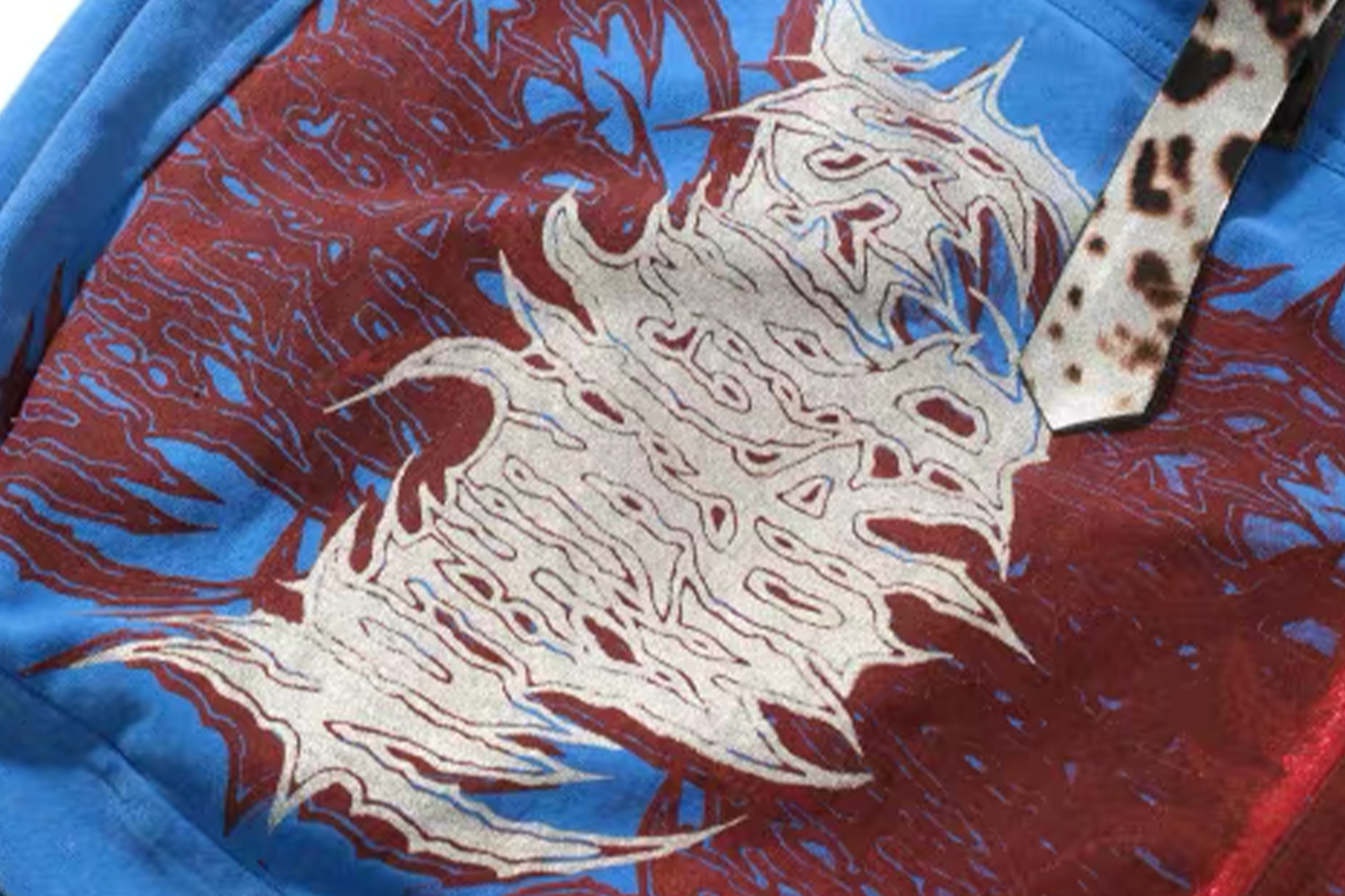 NOTHINGNESS WORLD Adjustable Skull Graphic Oversized Shoulder Bag, premium urban and streetwear designers apparel on PROJECTISR.com, NOTHINGNESS WORLD