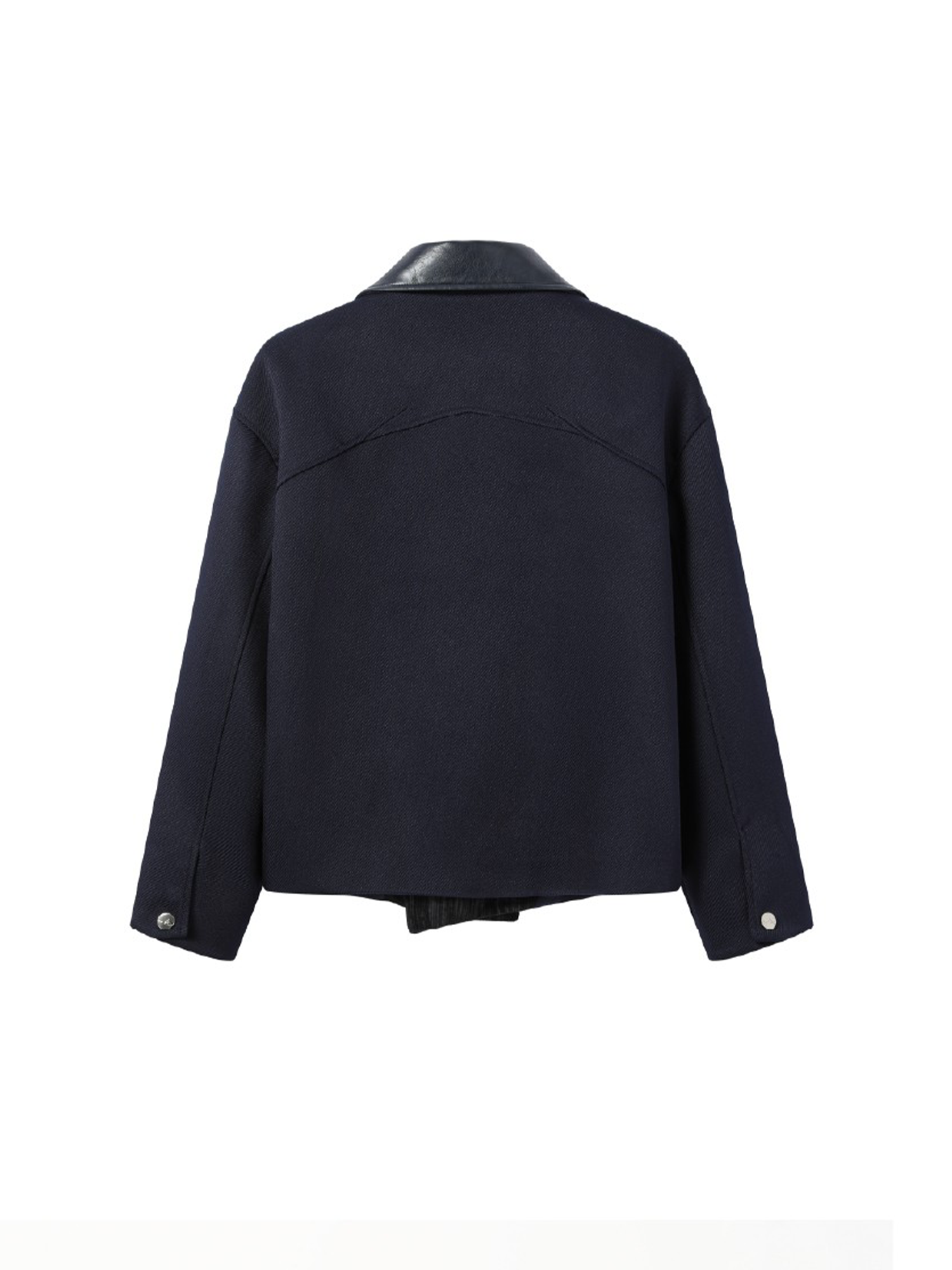 ALVNG AR ANTS Structured Wool-Blend Paneled Collar Jacket