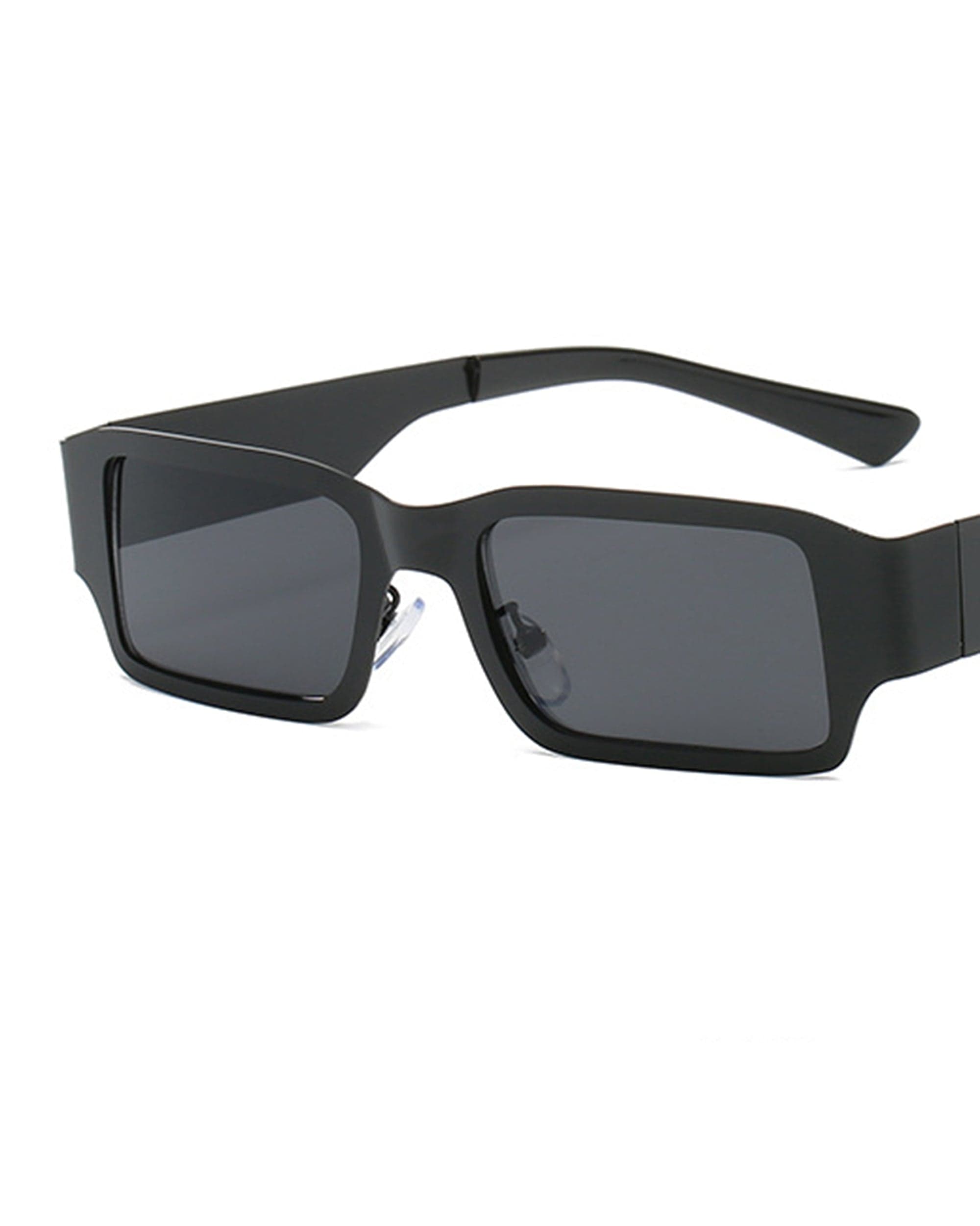 DAMAGE ASIA OPTICALS Metallic Square Frame Sunglasses, premium urban and streetwear designers apparel on PROJECTISR.com, DAMAGE ASIA