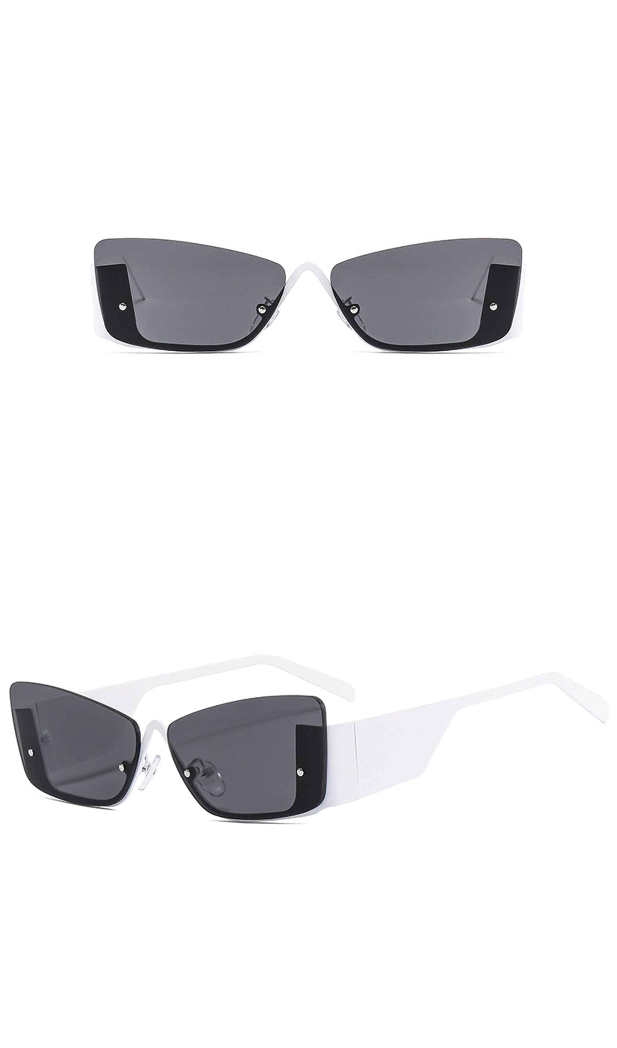 DAMAGE ASIA OPTICALS Modern Half Frame Sunglasses, premium urban and streetwear designers apparel on PROJECTISR.com, DAMAGE ASIA